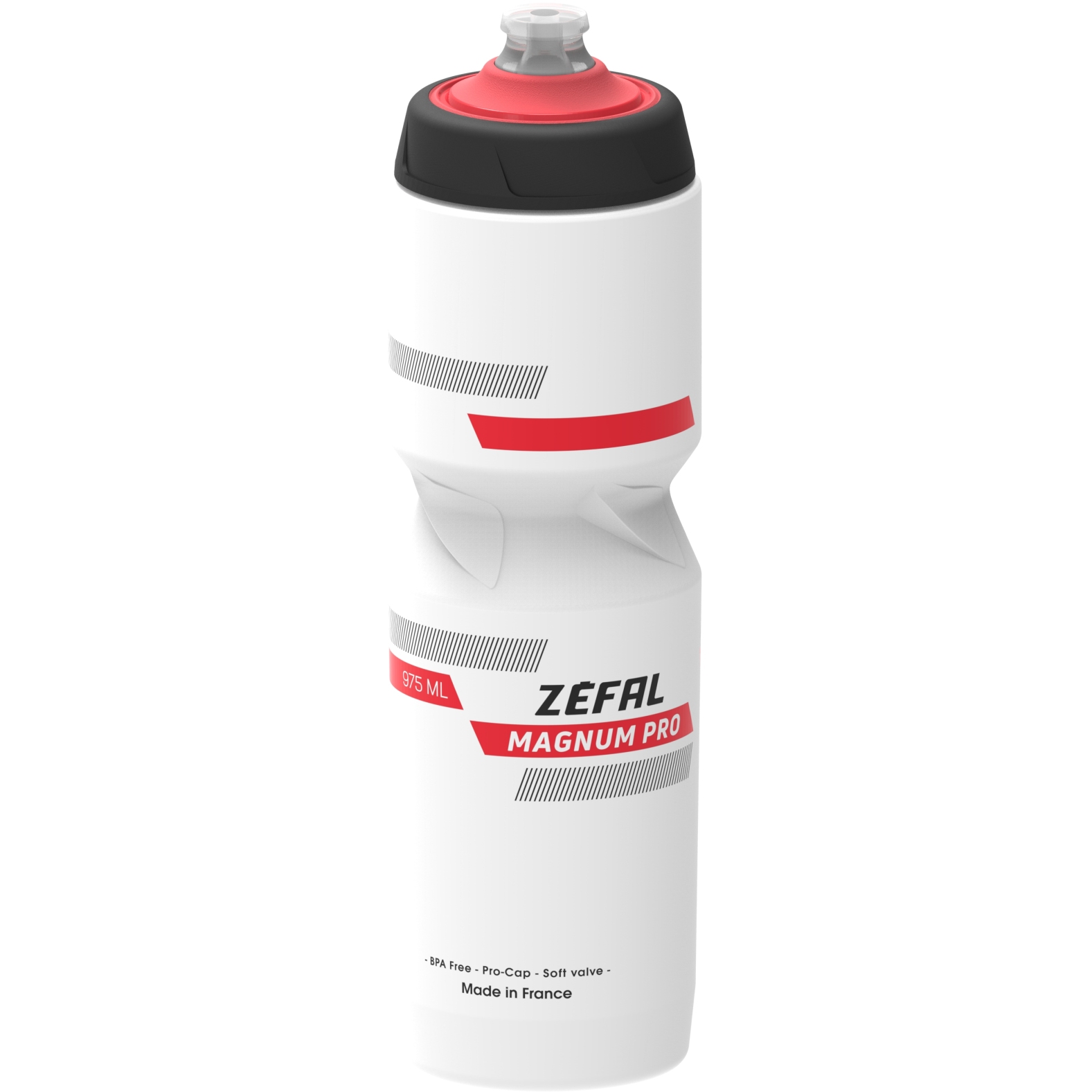 Produktbild von Zéfal Magnum Pro Trinkflasche 975ml - white red/black