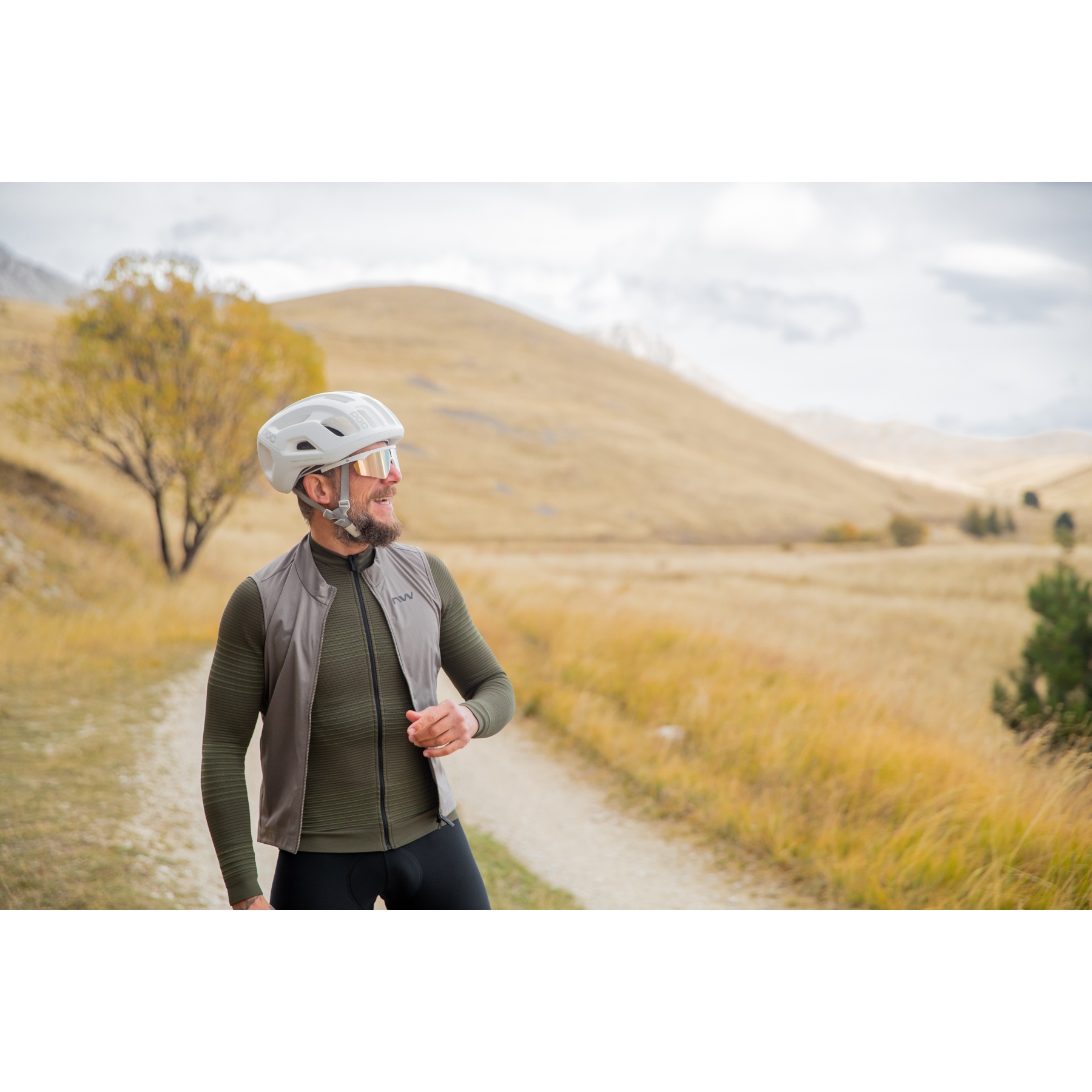 Northwave - Gilet da ciclismo Vortex, antivento e impermeabile, giallo, S (46