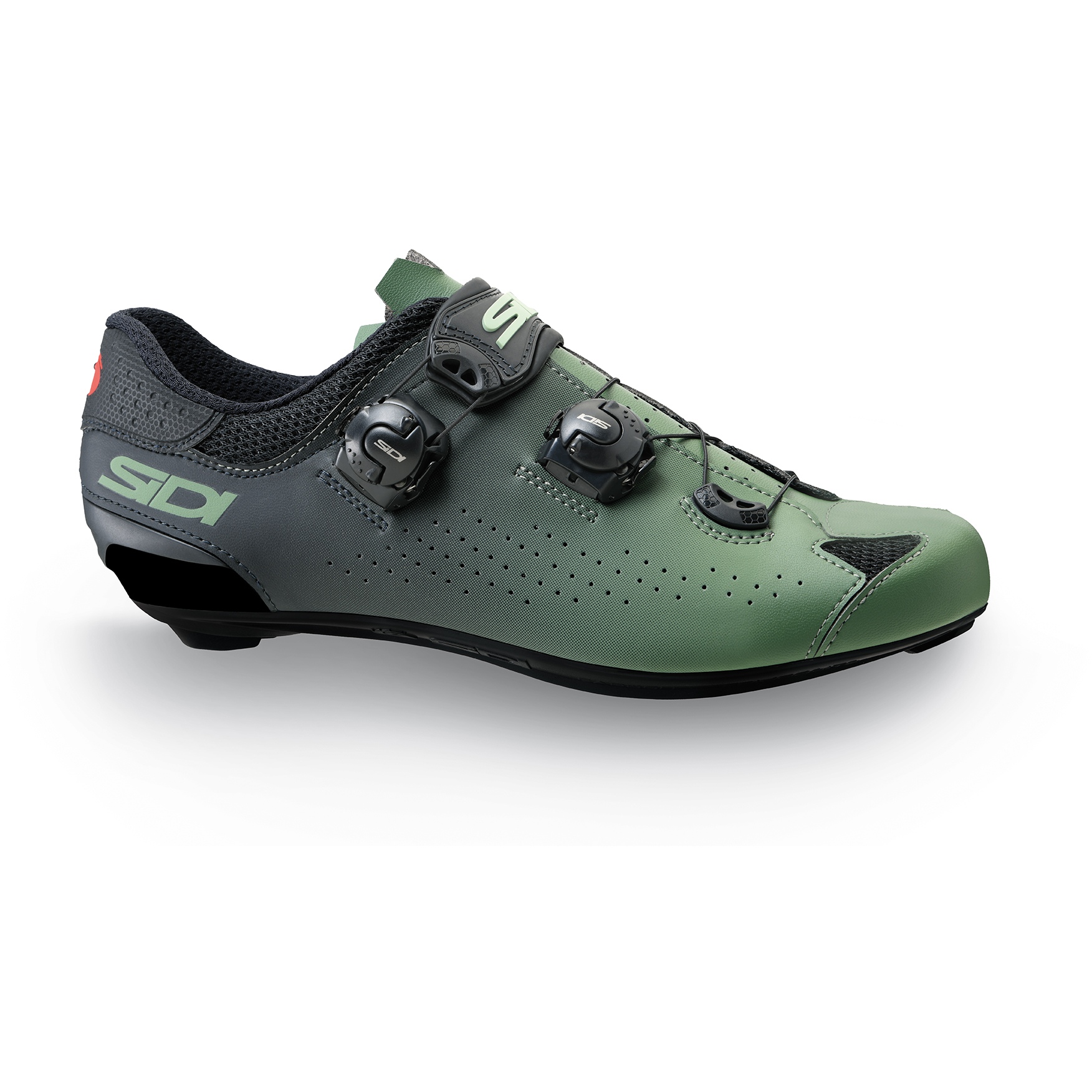 Picture of Sidi Genius 10 Road Shoes - Green/Black