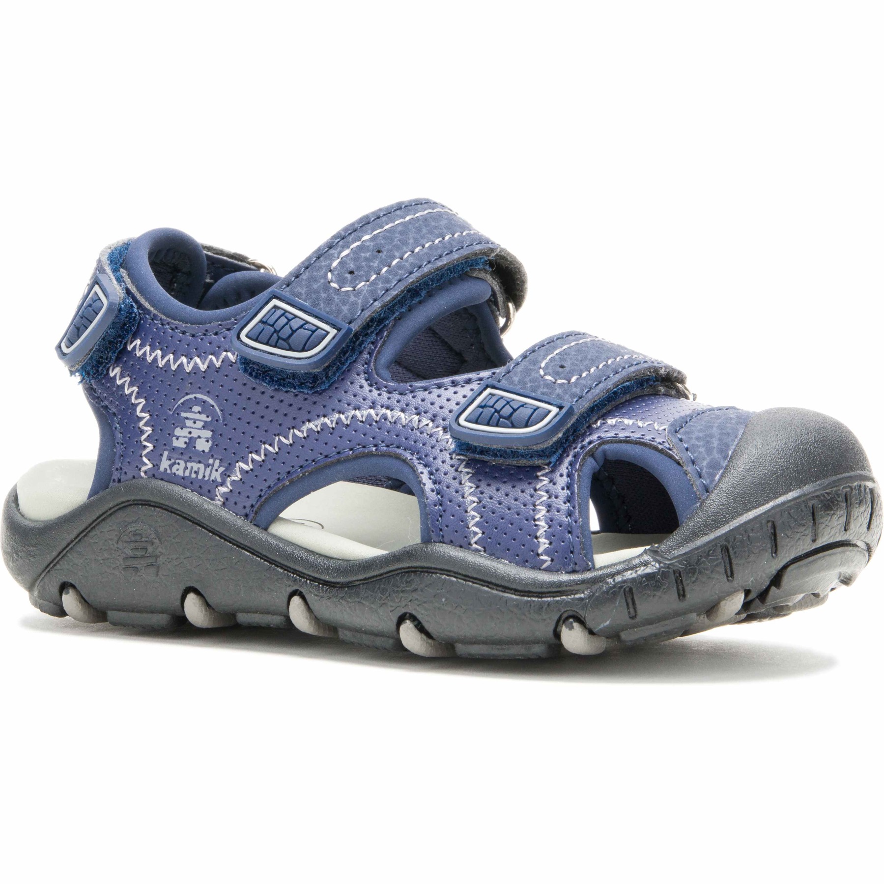 Image of Kamik Seaturtle2 Kids Sandals - Navy (Size 28-39)