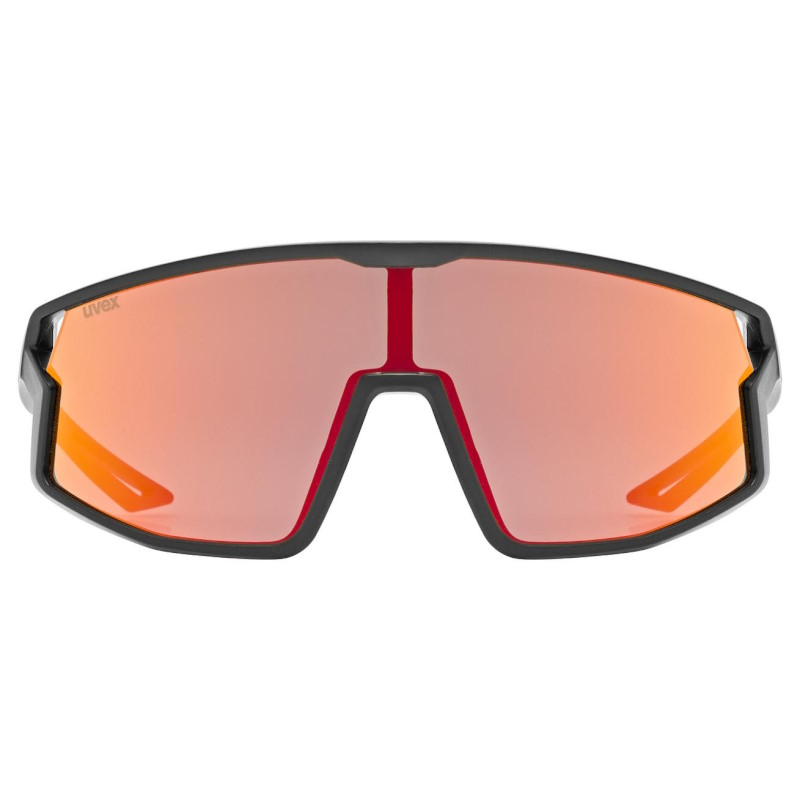 Uvex skyryse jr. Fahrrad-Brille Kinder - black mattt/mirror red | BIKE24 LU