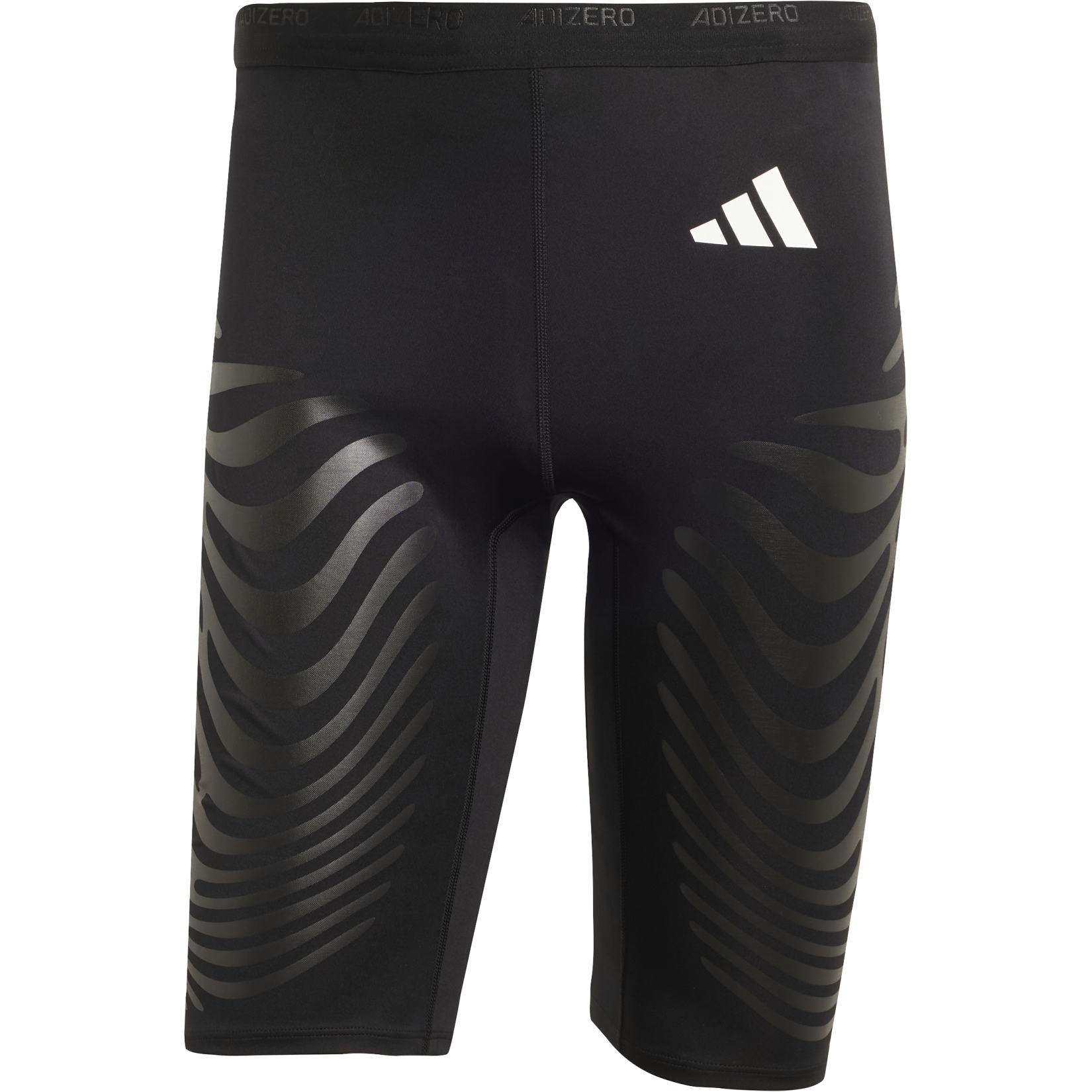 мужские короткие колготки для бега adidas Adizero Control - черный IX8976