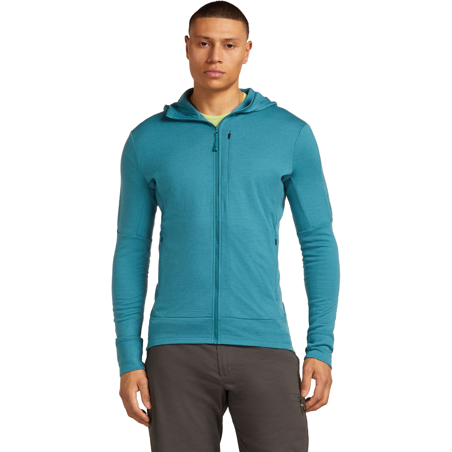 Produktbild von Icebreaker Merino 260 Quantum Zip-Hoodie Herren - Topaz