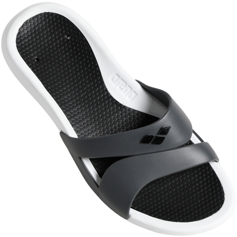 Picture of arena Nina Women&#039;s Slide Sandals - White-Dark Grey-Black