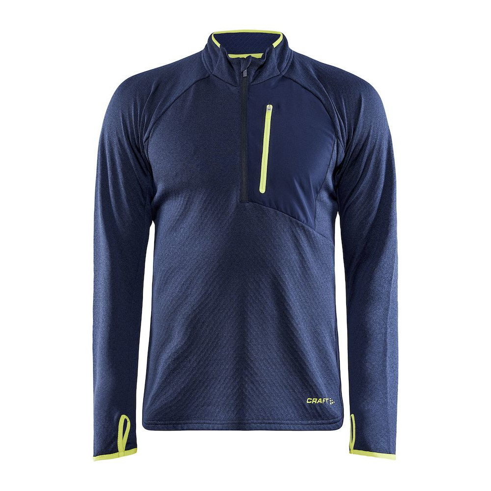 Picture of CRAFT Core Trim Thermal Men&#039;s Midlayer Pullover 1909500 - 396200 Blaze Melange