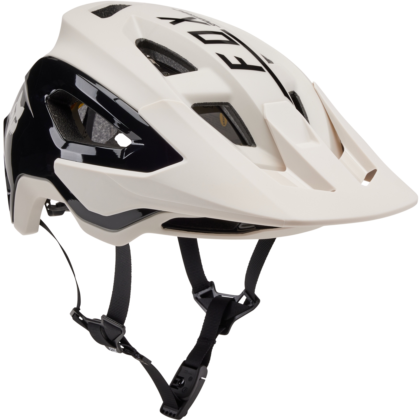 Image of FOX Speedframe Pro MIPS Helmet - Blocked - vintage white