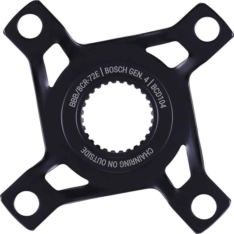 Picture of BBB Cycling Crank Spider E-Bike Mount BCR-72E Bosch G4-104/4-CL52 - black