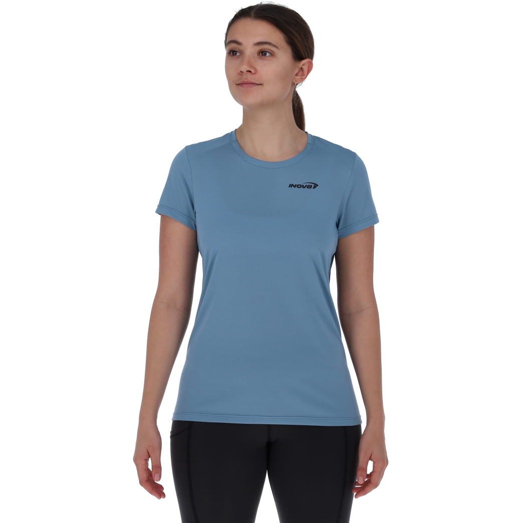 Produktbild von Inov-8 Performance Kurzarmshirt Damen - blue grey/slate