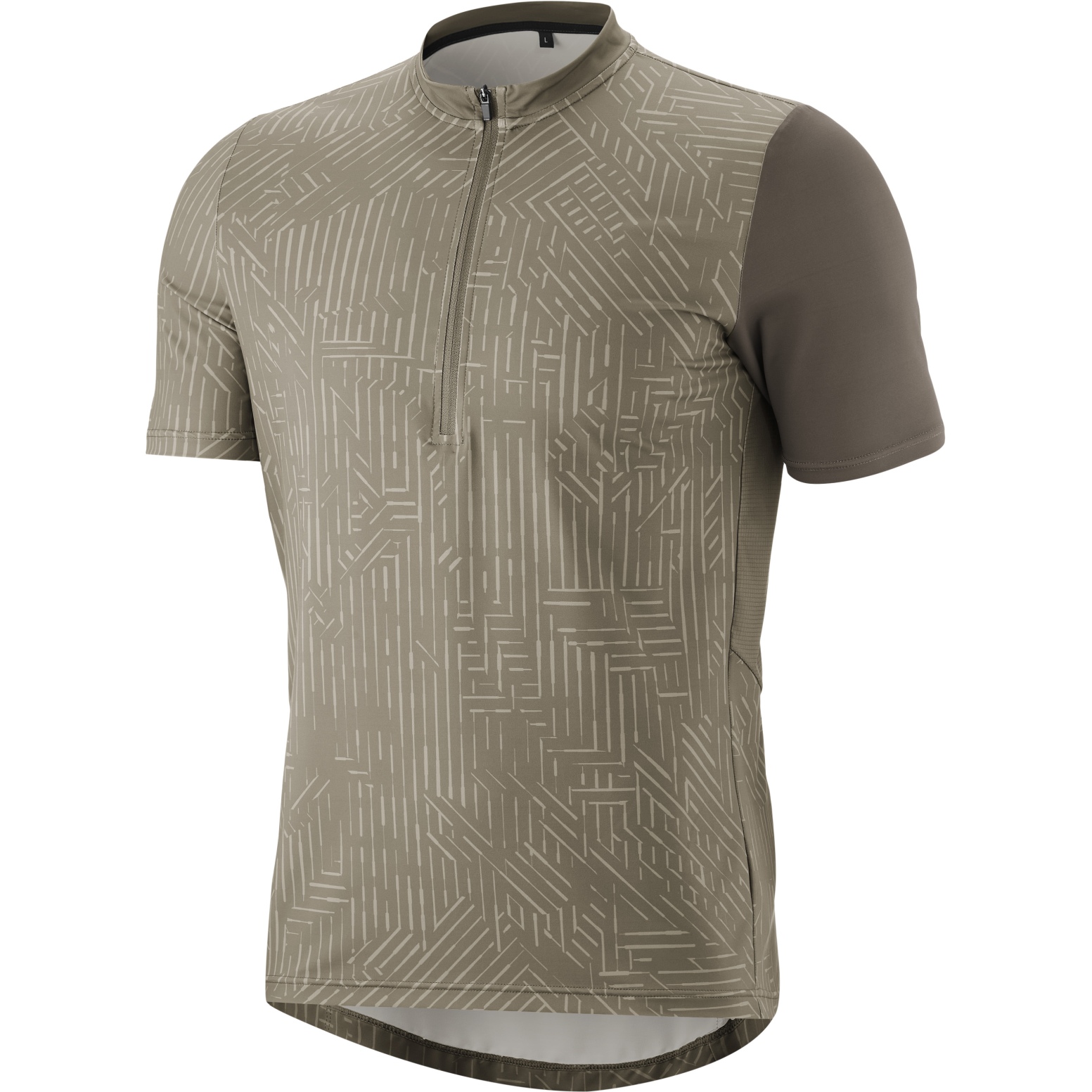 Productfoto van Gonso Adventure Halfzip Fietsshirt met Korte Mouwen Heren - Gray Phoenix