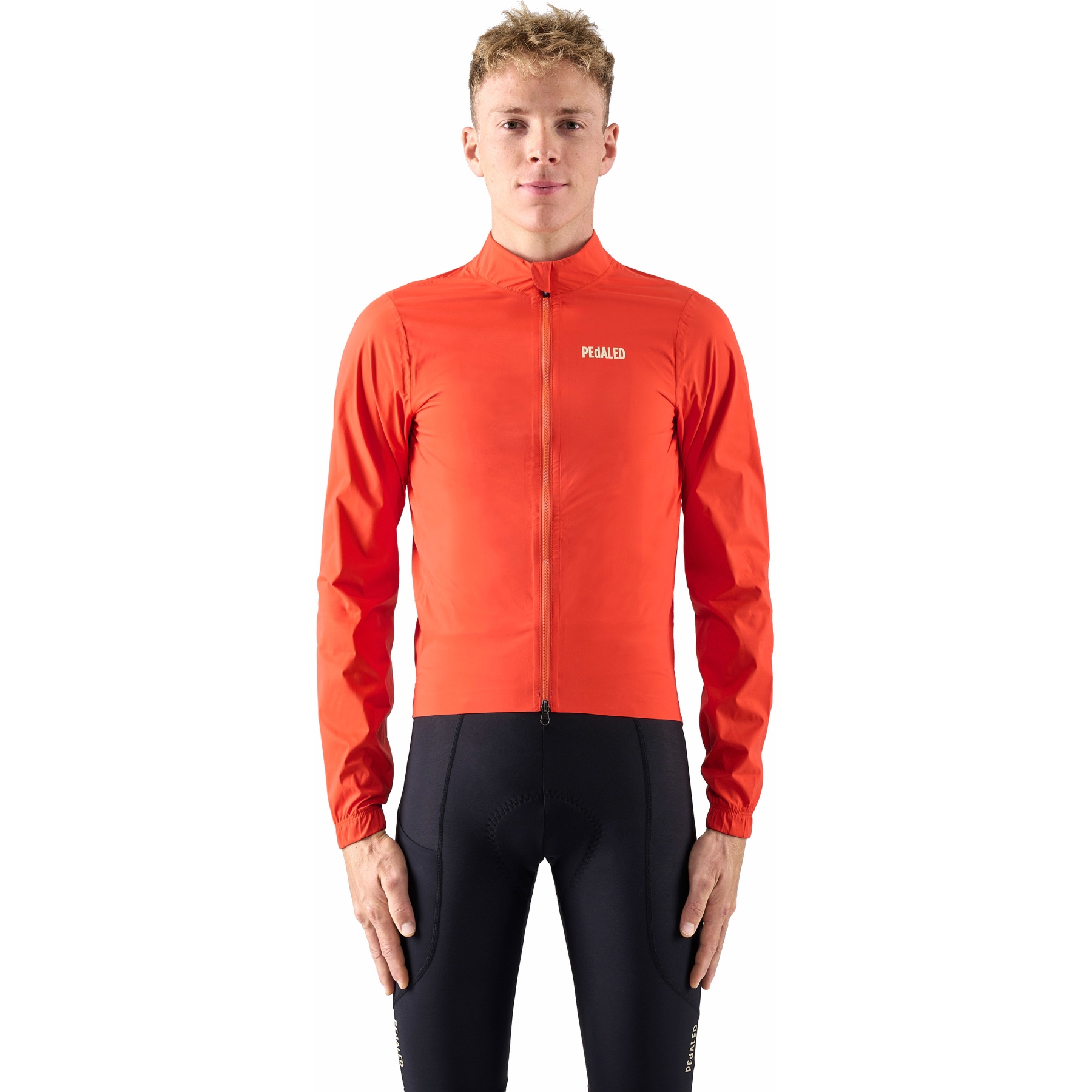 PEdALED E. Waterproof Jacket Men - Orange 25WWJEL | BIKE24