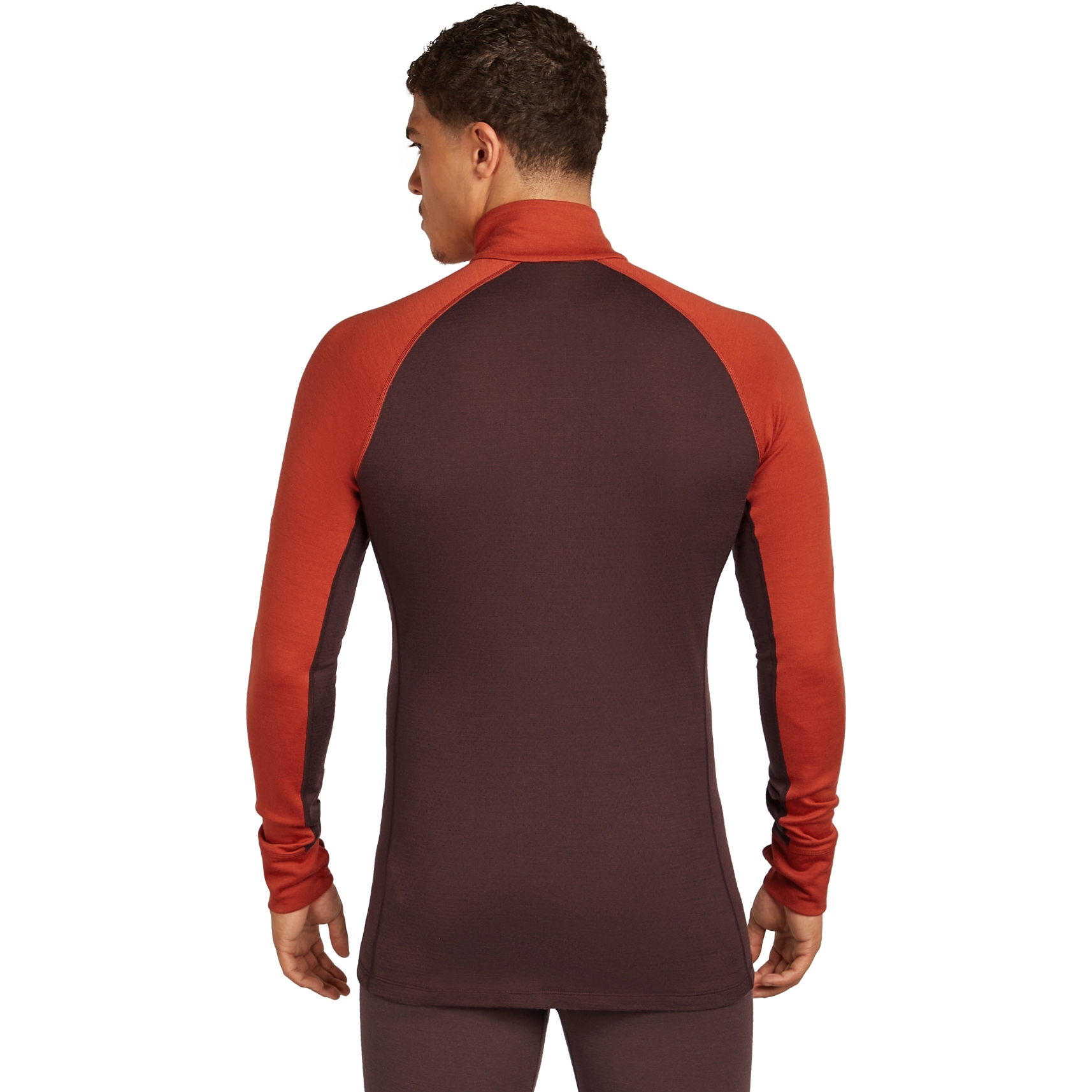 Icebreaker Heren 200 Oasis LS Crewe (Gritstone Heather) Shirt