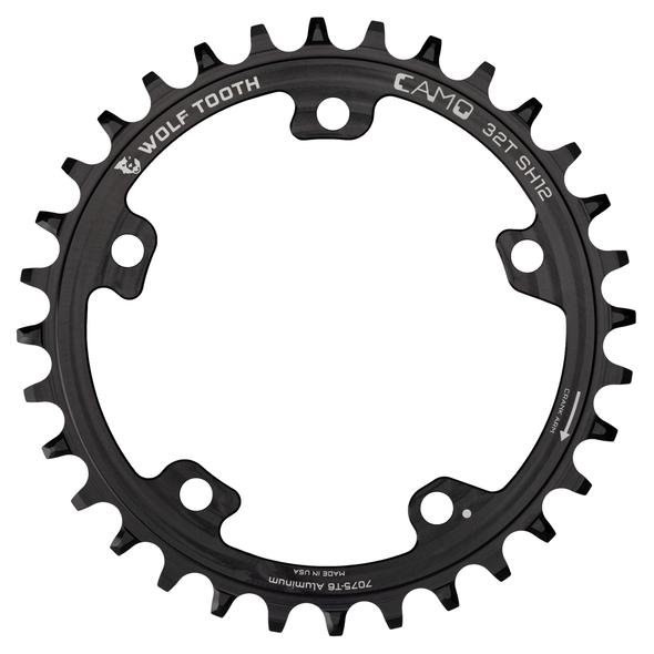 Picture of Wolf Tooth Camo Chainring Aluminum for Camo Spider - HyperGlide+ 12-speed - black