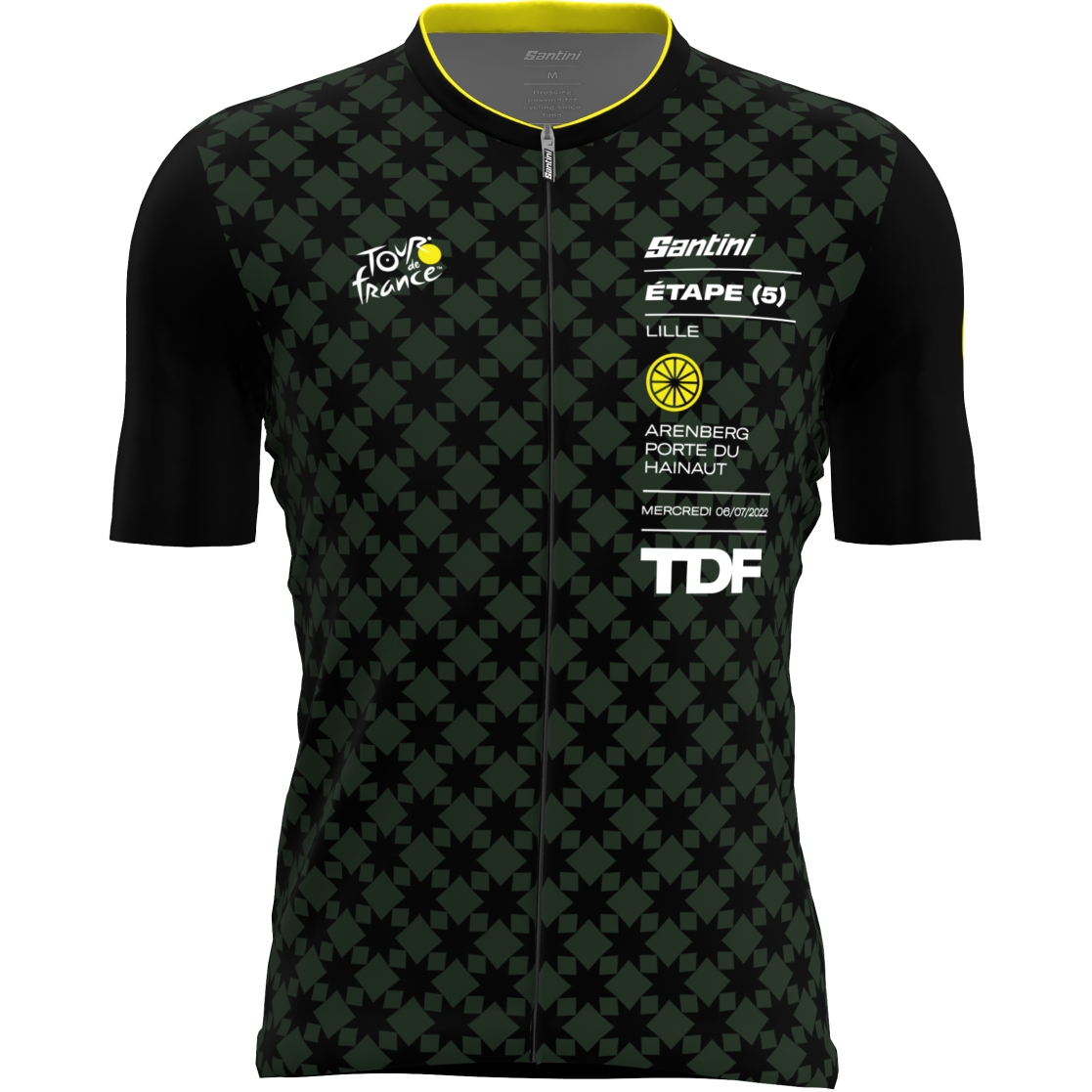 Produktbild von Santini Arenberg Kurzarmtrikot Tour de France™ 2022 Collection RE94075CARMBG2TDF