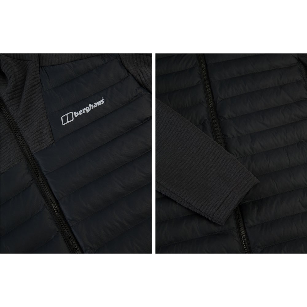 Berghaus hottar jet black hybrid jacket online