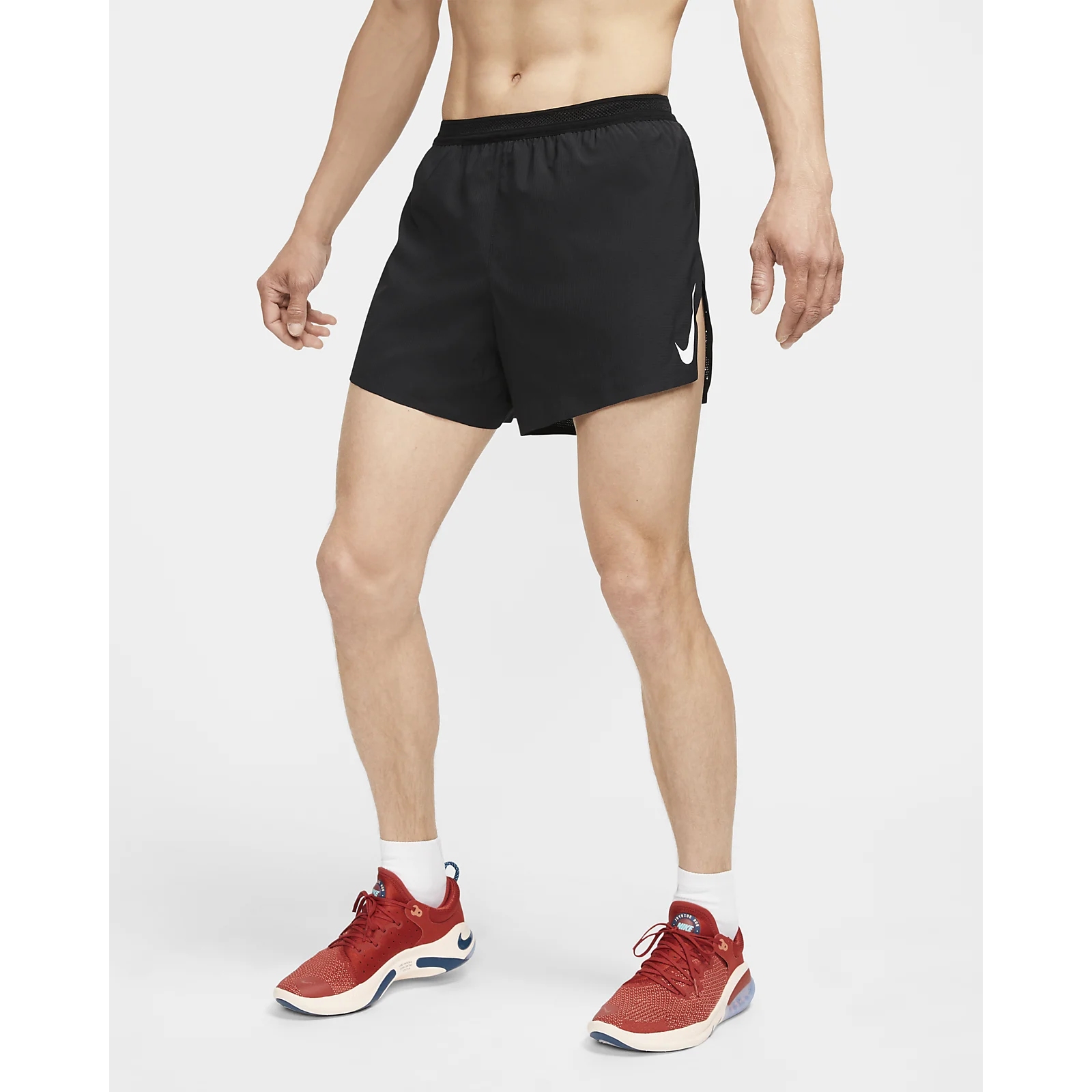 Nike AeroSwift 4 Pantalones Cortos Running Hombre - black/white CJ7840-010