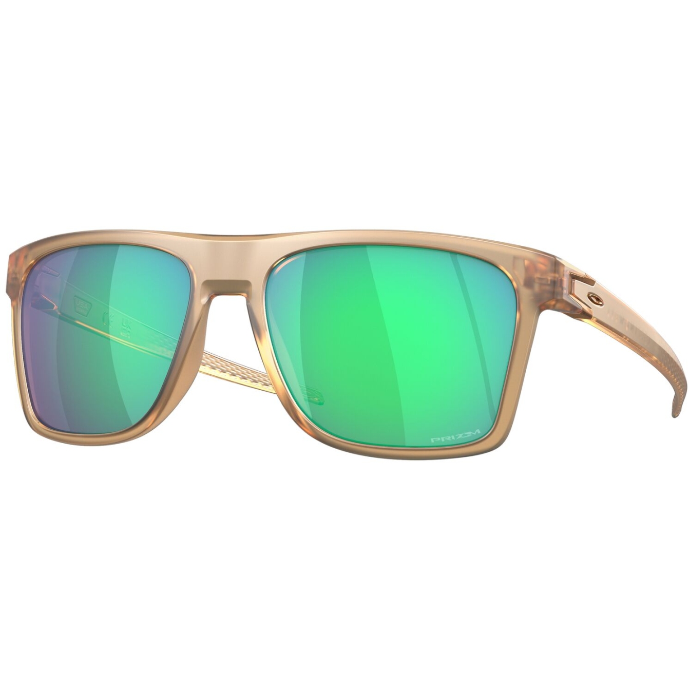 Picture of Oakley Leffingwell Glasses - Matte Sepia/Prizm Jade - OO9100-0357