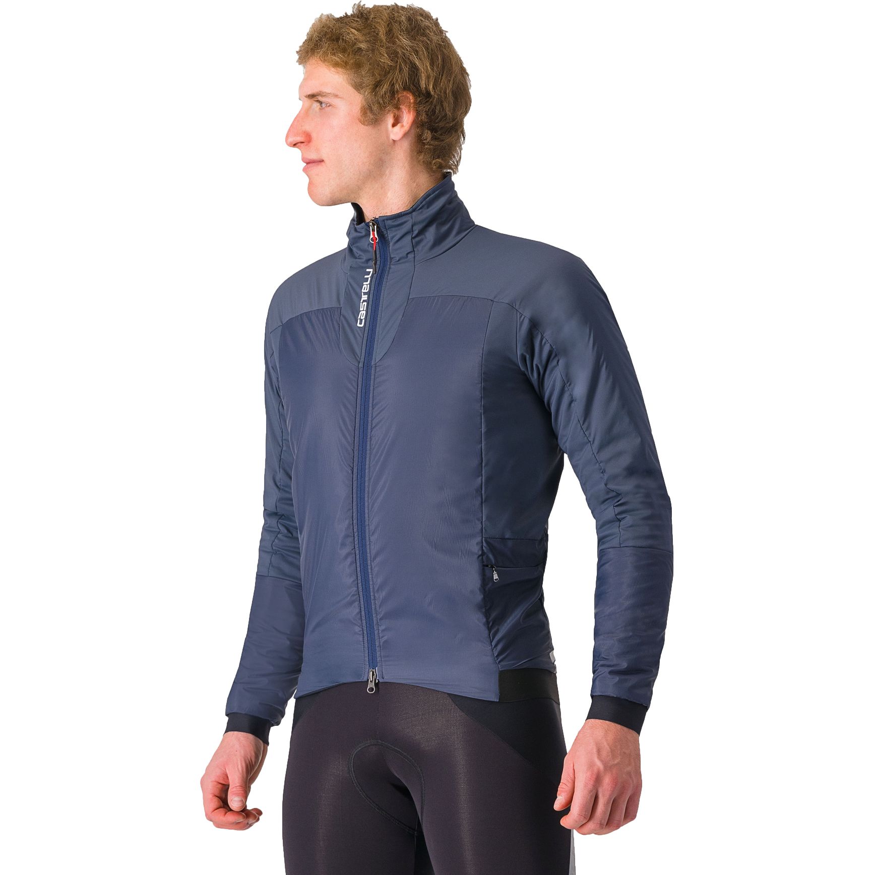 Мужская термокуртка Castelli Fly - twilight blue 456