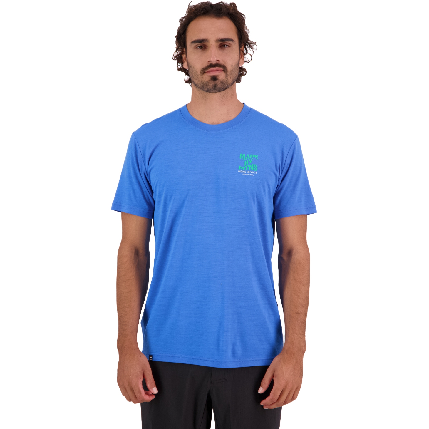 Produktbild von Mons Royale Icon Merino Air-Con T-Shirt Herren - pop blue 1233