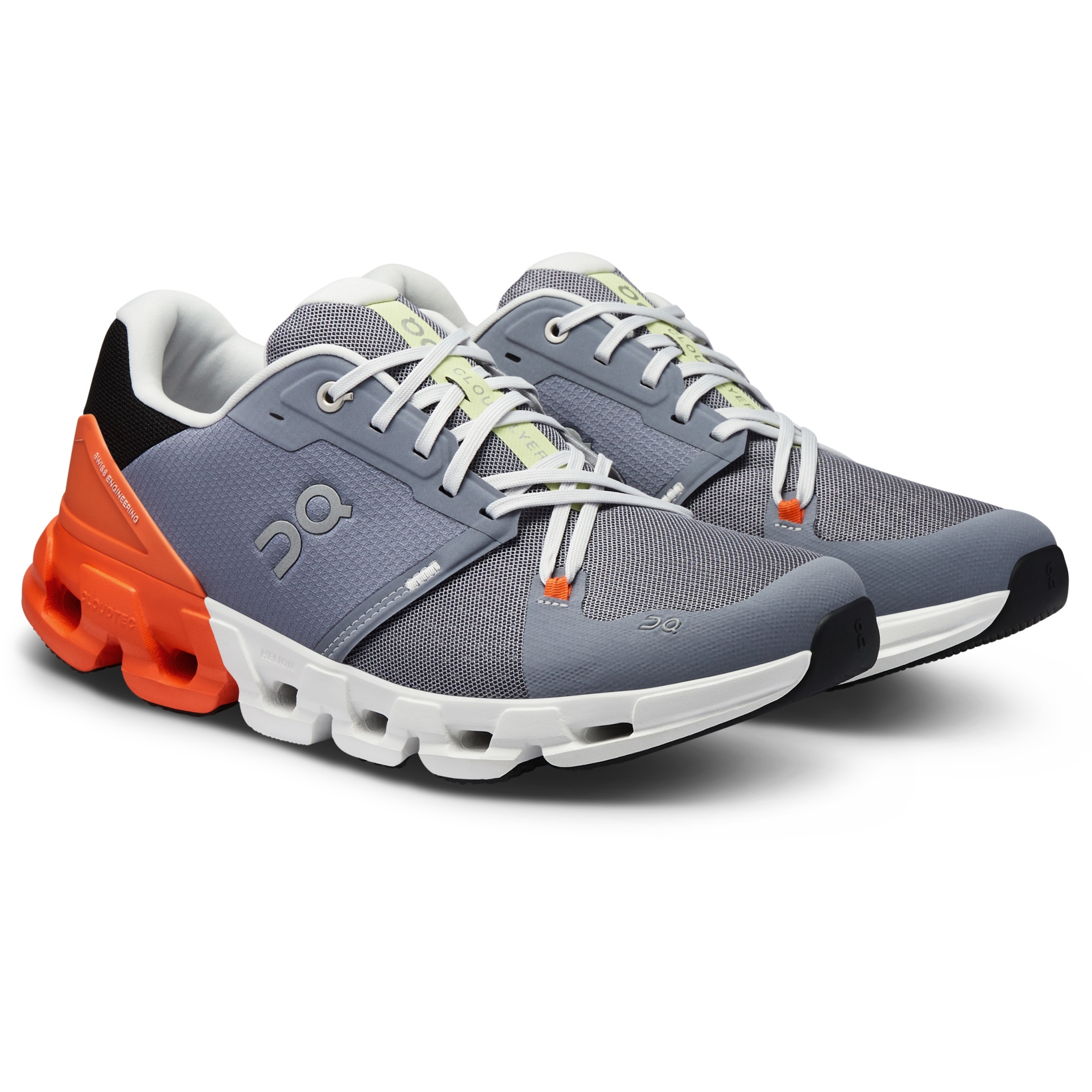 Photo produit de On Chaussures Running Homme - Cloudflyer 4 - Fossil &amp; Flame