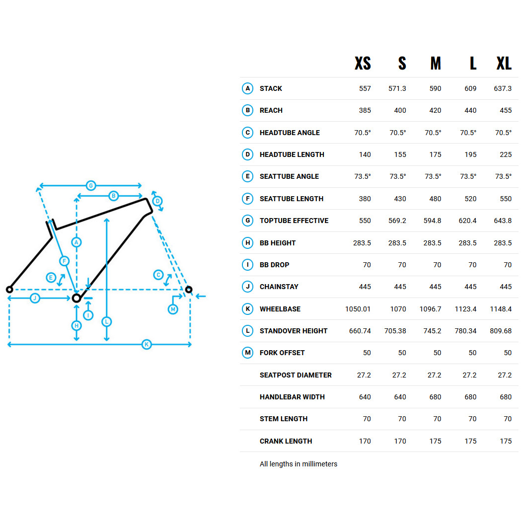 Marin bike discount frame size chart