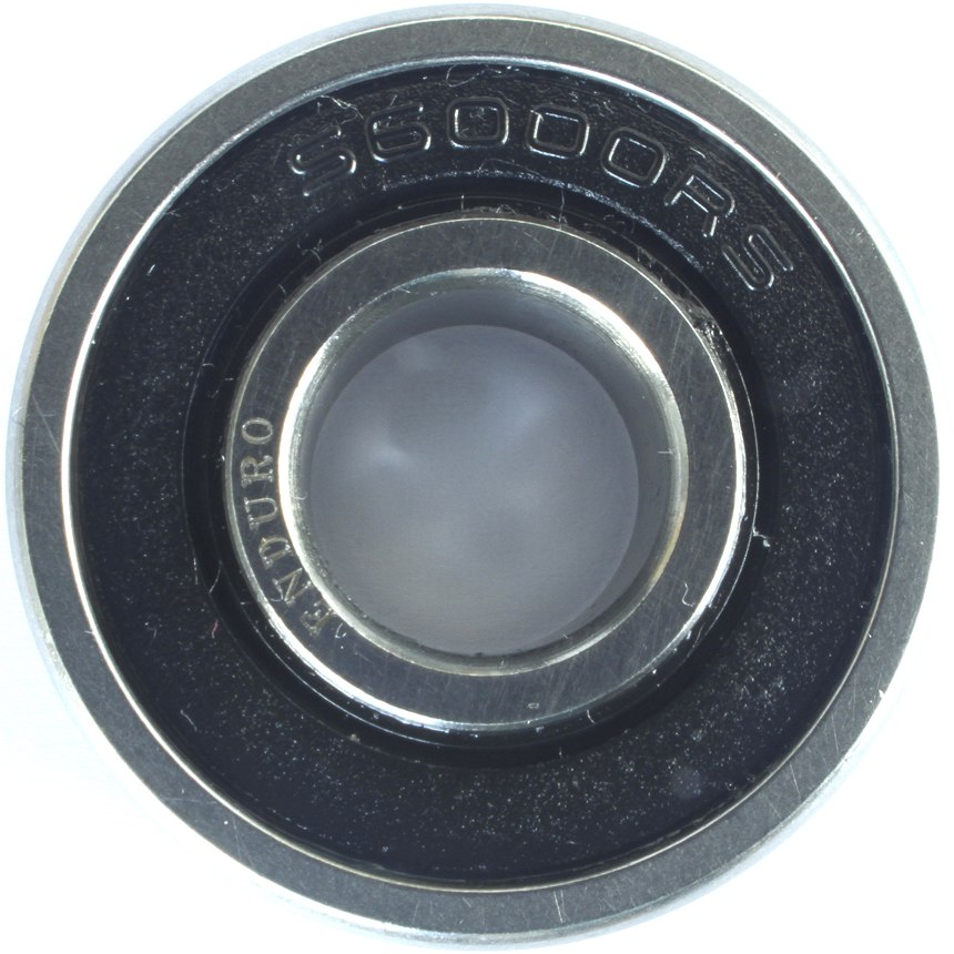 Productfoto van Enduro Bearings S6000 2RS - ABEC 3 - Stainless Steel Bearing - 10x26x8mm