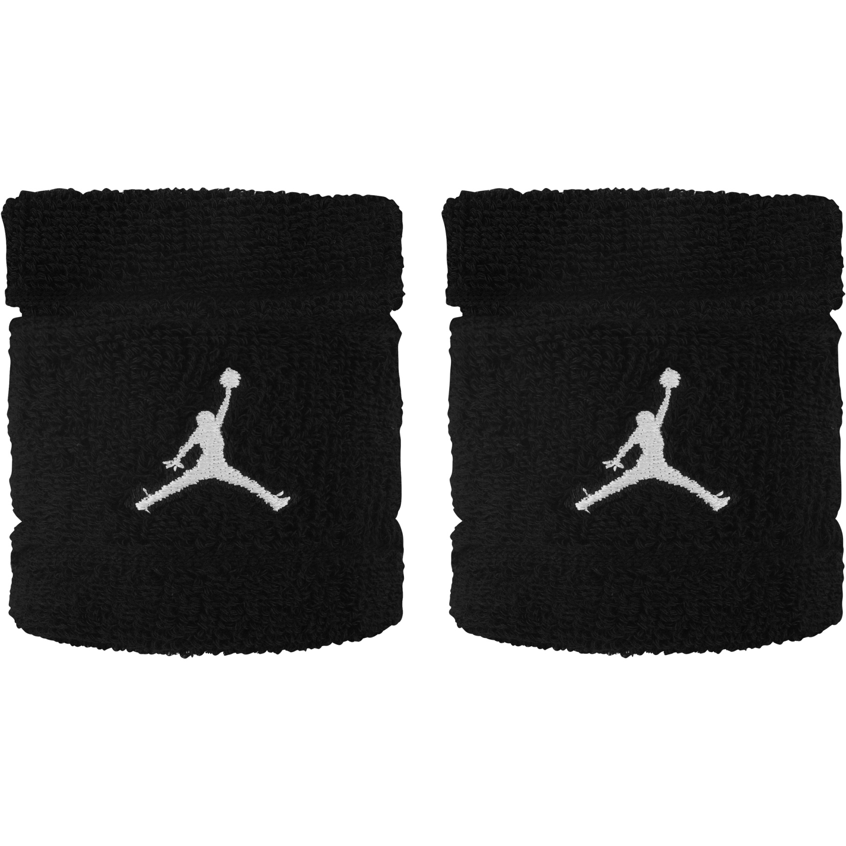 Produktbild von Nike Jordan Terry Schweißbänder (2er-Pack) - schwarz/schwarz/weiß 091