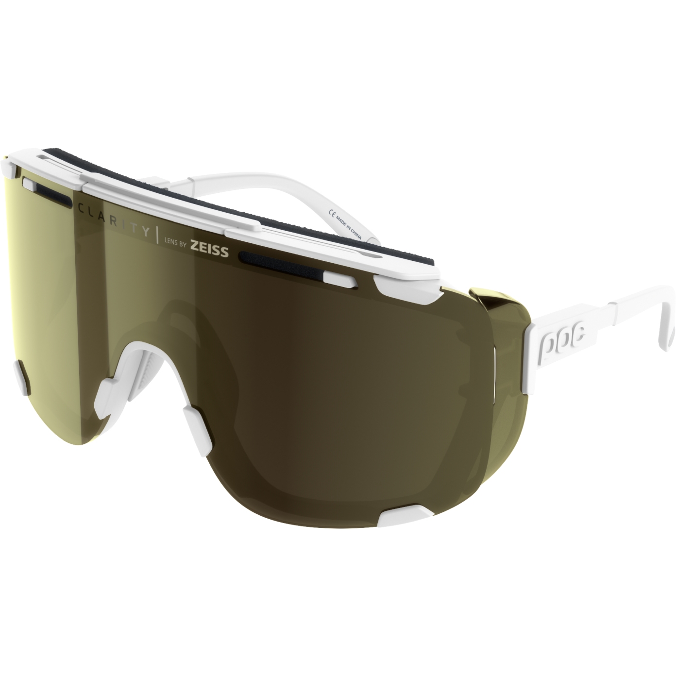 Productfoto van POC Devour Glacial Glasses - Clarity Define Spektris Amber - 1001 Hydrogen White