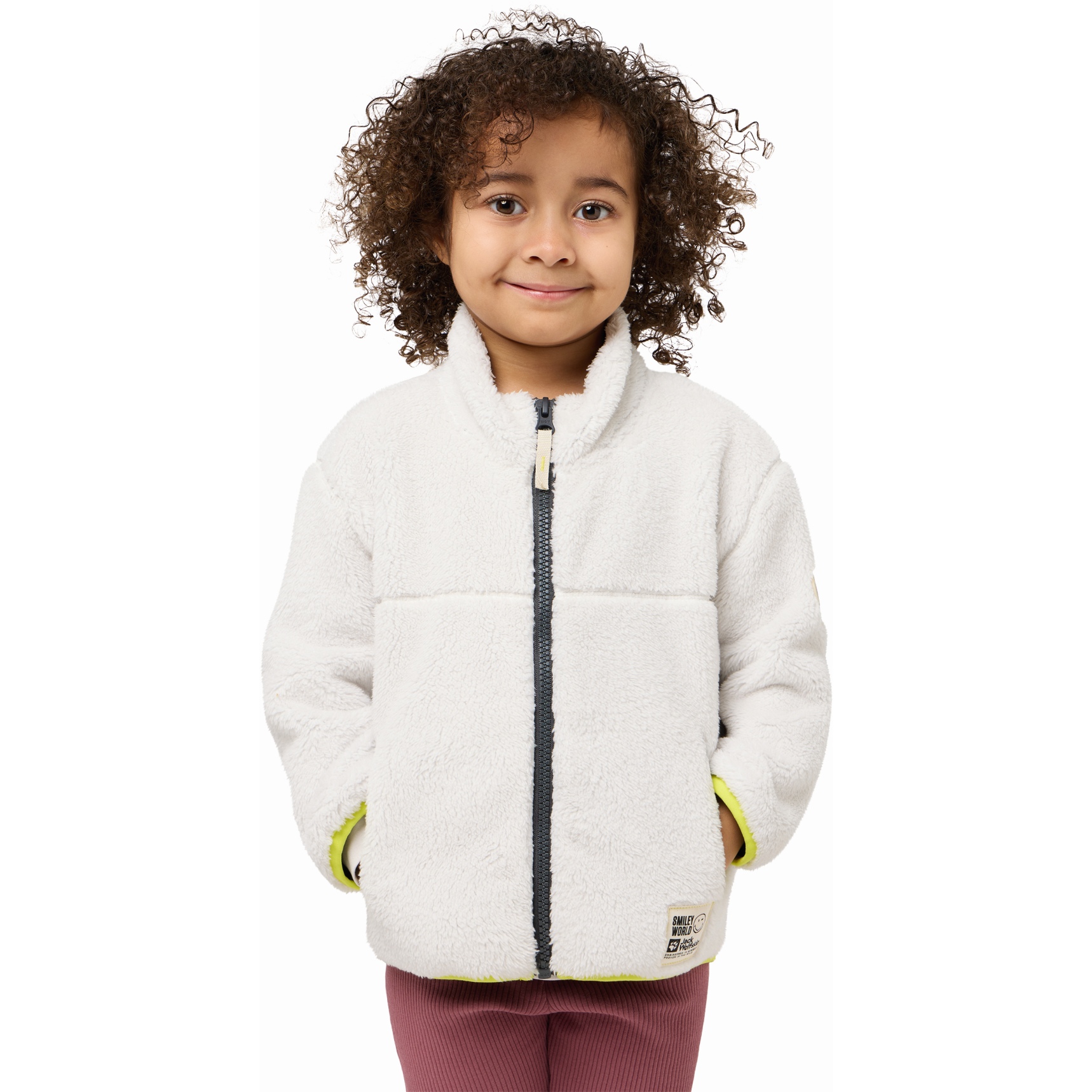 Bild von Jack Wolfskin Smileyworld Fleece Jacke Kinder - bone