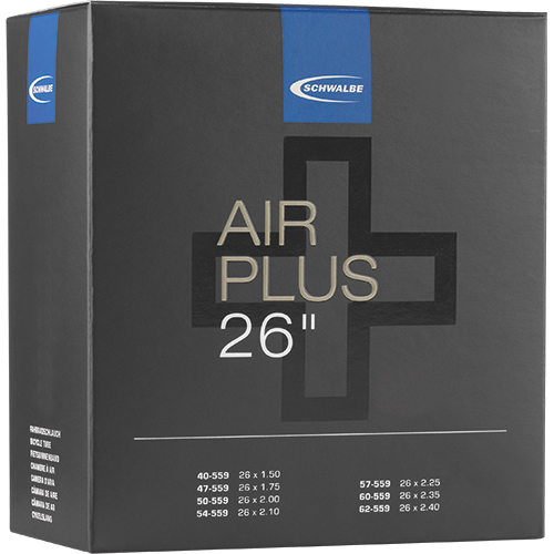 Productfoto van Schwalbe  Air Plus Binnenband - 26&quot; (40/62-559) - AV 13AP - Auto-Valve