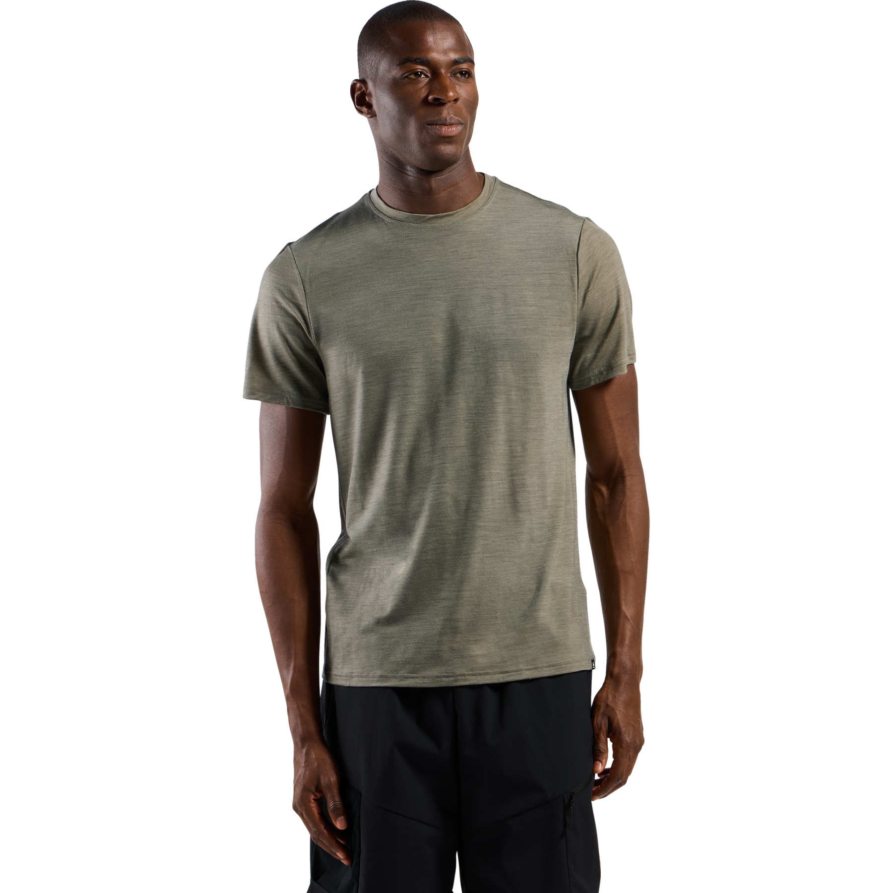 Immagine prodotto da Odlo Maglietta Uomo - Ascent Merino-Blend 130 - vetiver melange