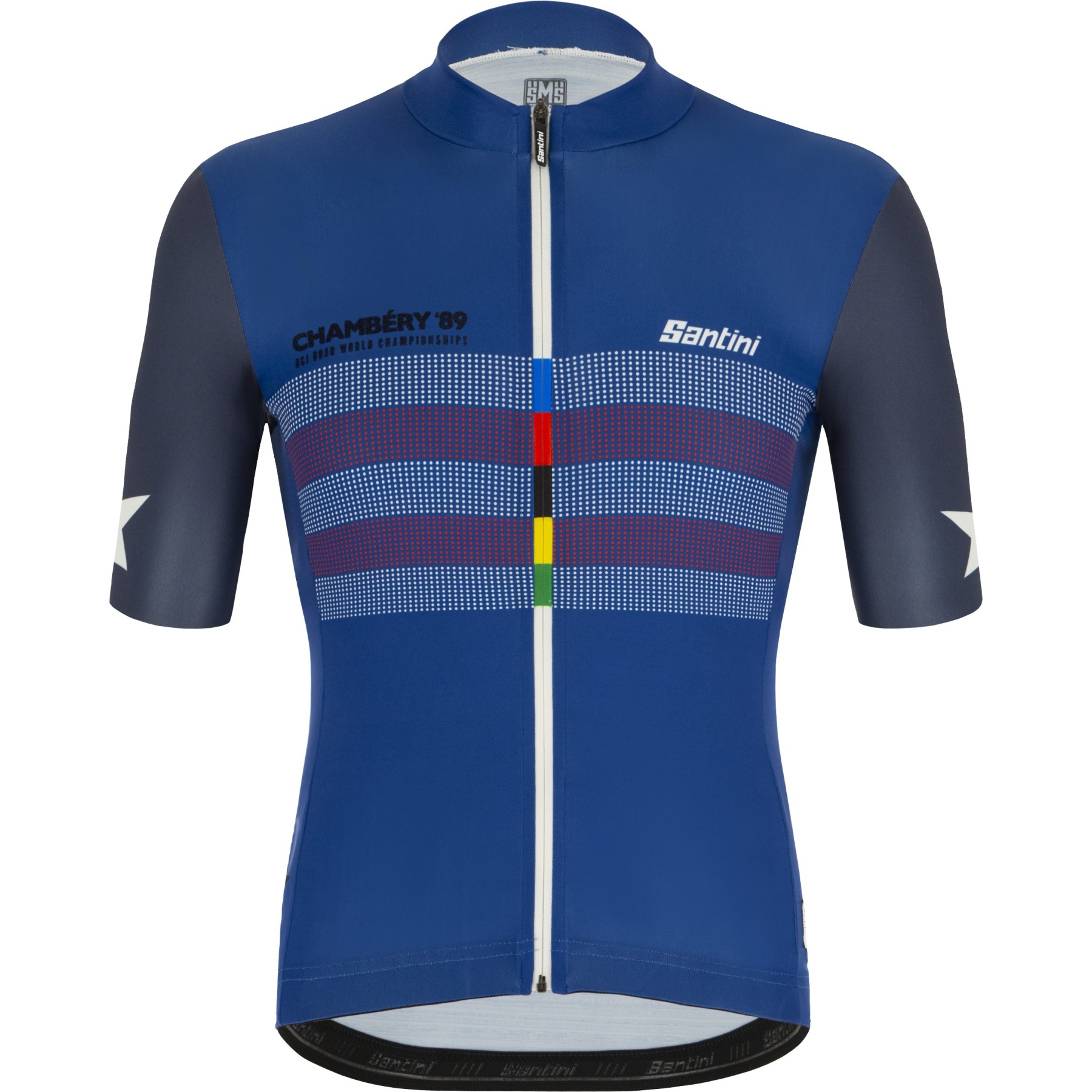 Picture of Santini UCI Chambery 1989 Jersey RE94075SSTAR