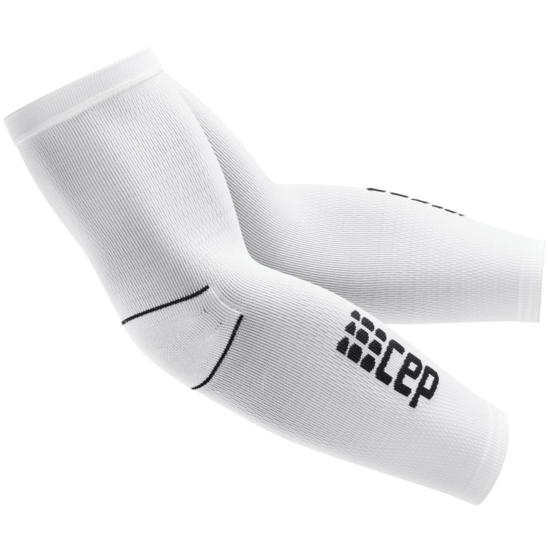 Image of CEP Compression Arm Sleeves - white/black