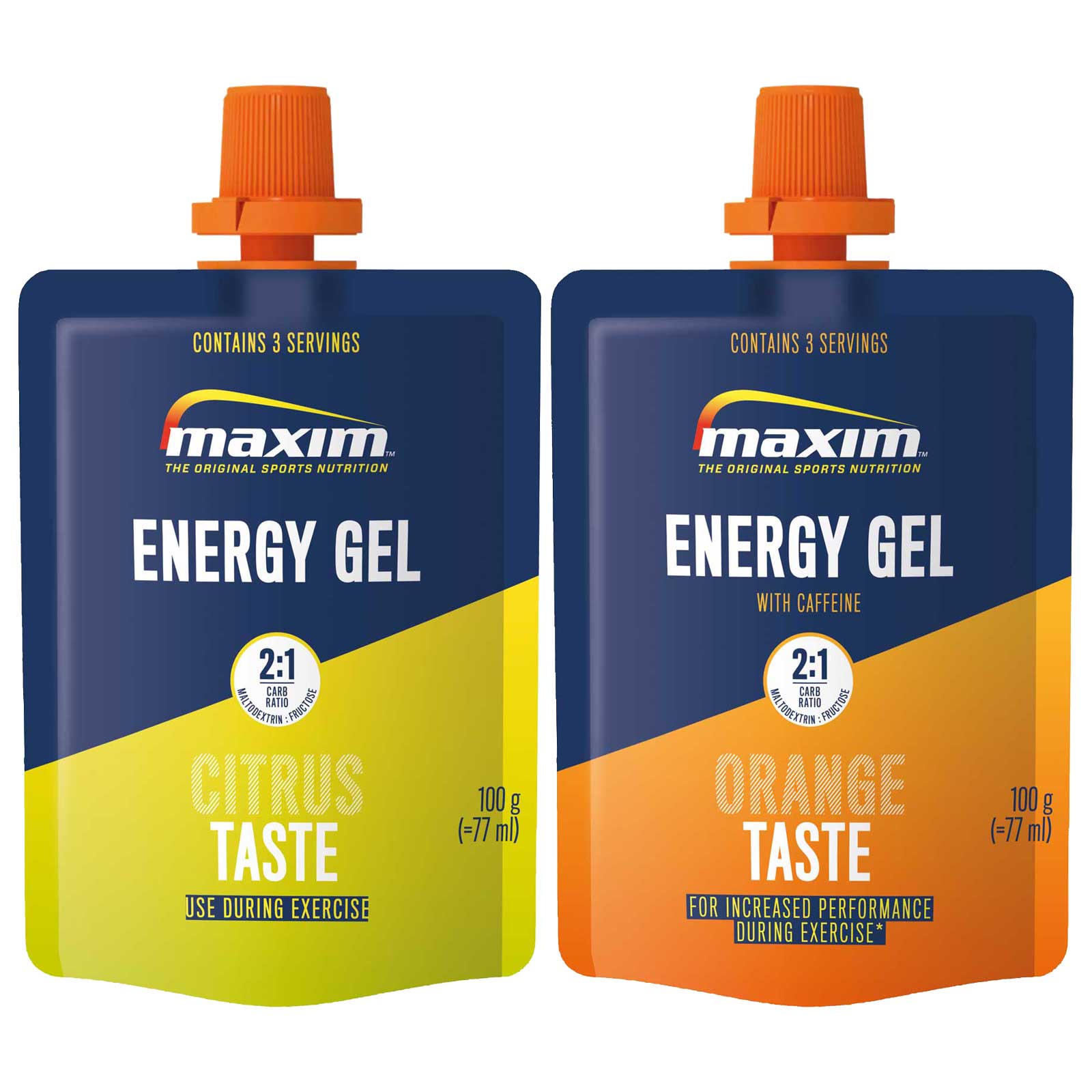 Produktbild von Maxim Energy Gel mit Kohlenhydraten - 24x100g