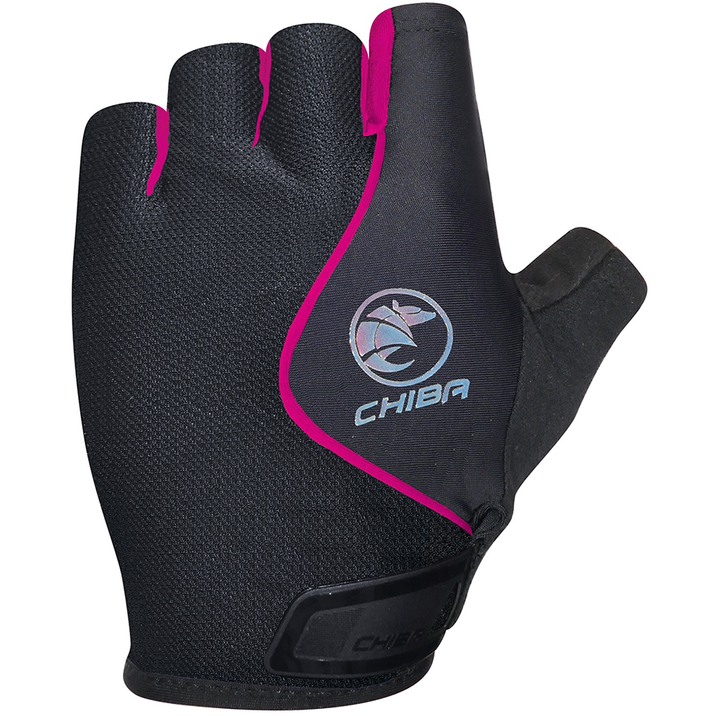 Bild von Chiba Air Plus Kurzfinger-Handschuhe Damen - schwarz/pink