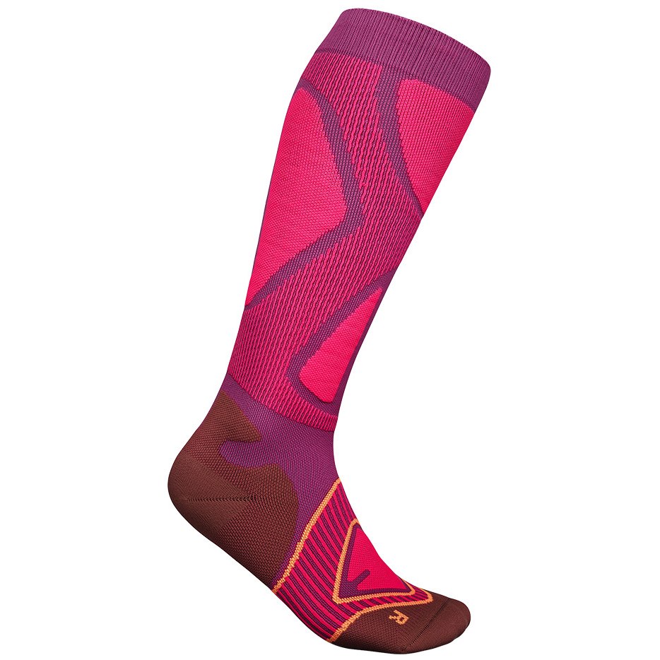 Produktbild von Bauerfeind Ski Performance Compression Socks Damen - pink L