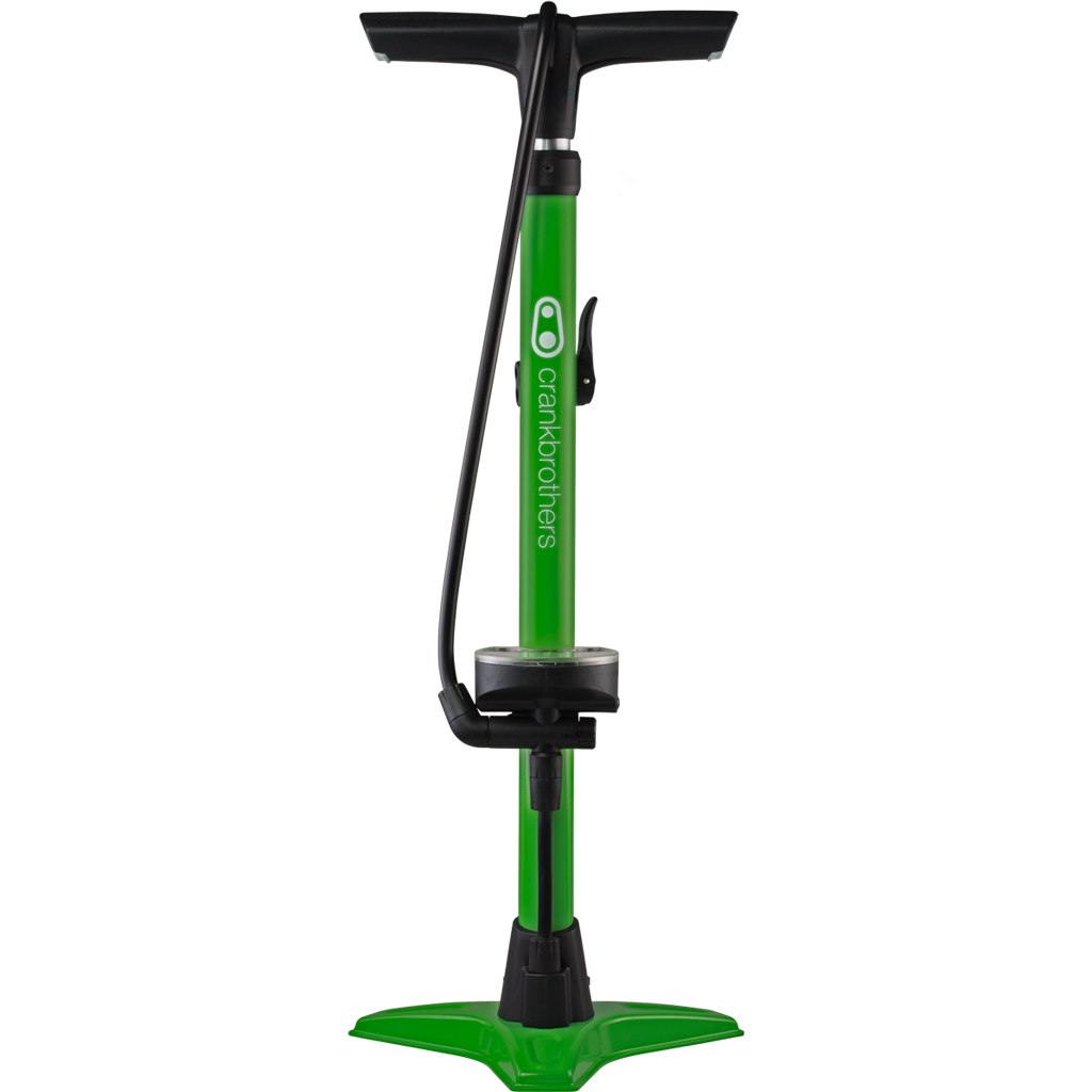 Image of Crankbrothers Gem Floor Pump with analog Manometer - green