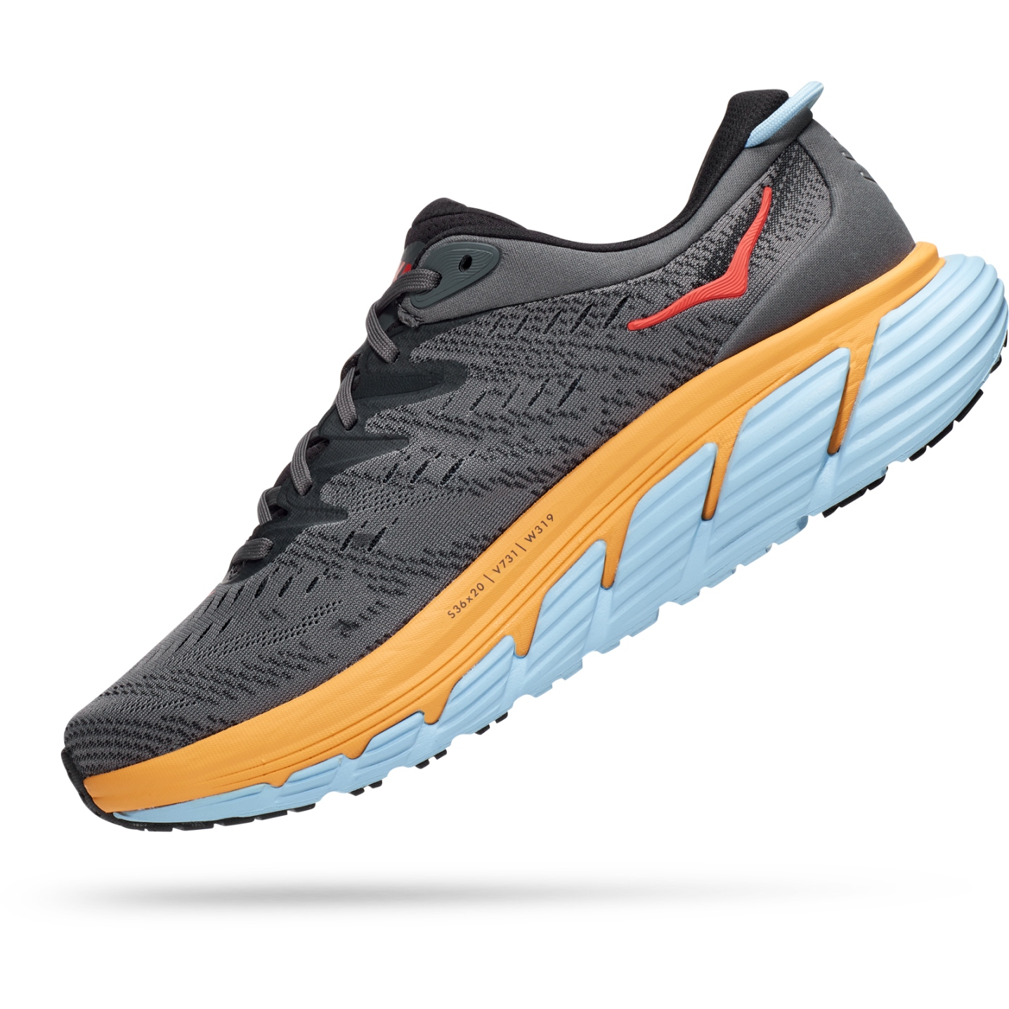 Hoka Gaviota 4 Running Shoes - castlerock / anthracite