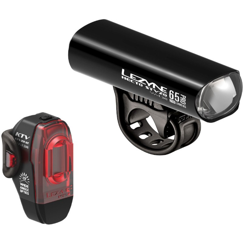 Picture of Lezyne Hecto Drive Pro 65 + KTV Drive Light Set - German StVZO approved - black