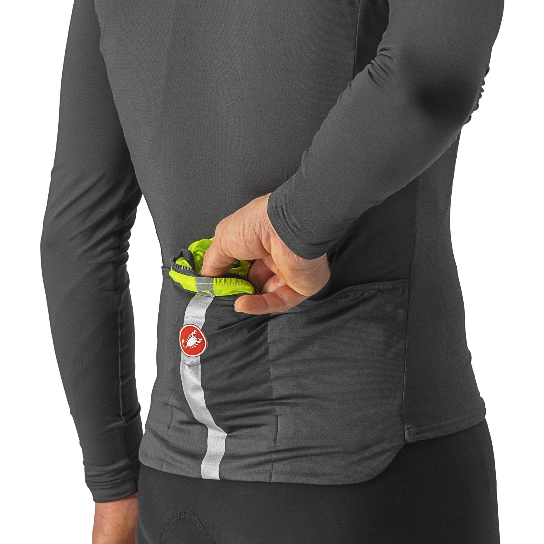 Castelli Squadra Stretch Vest Men - electric lime/dark grey 383