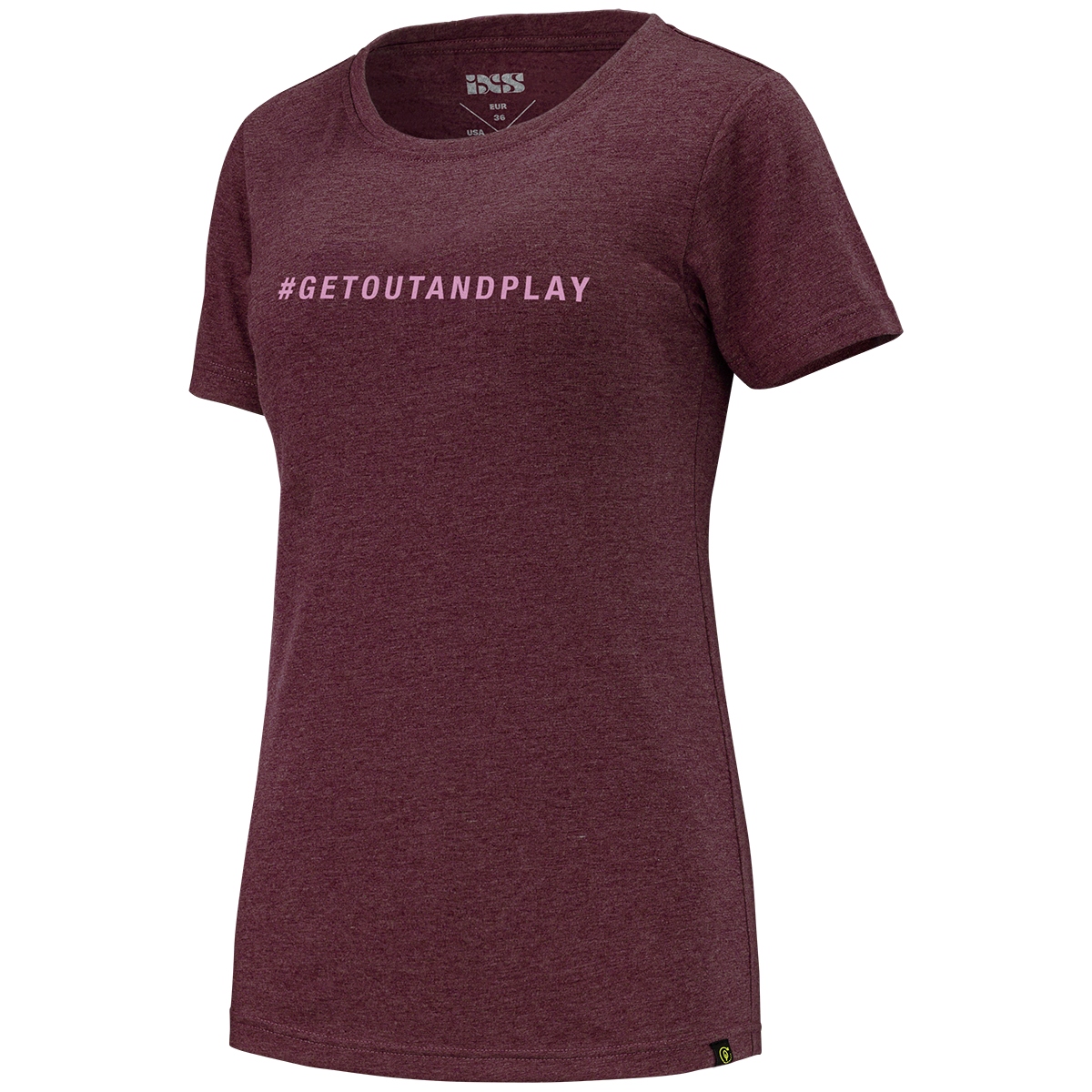 Image of iXS Getoutandplay Organic Cotton Women T-Shirt - raisin