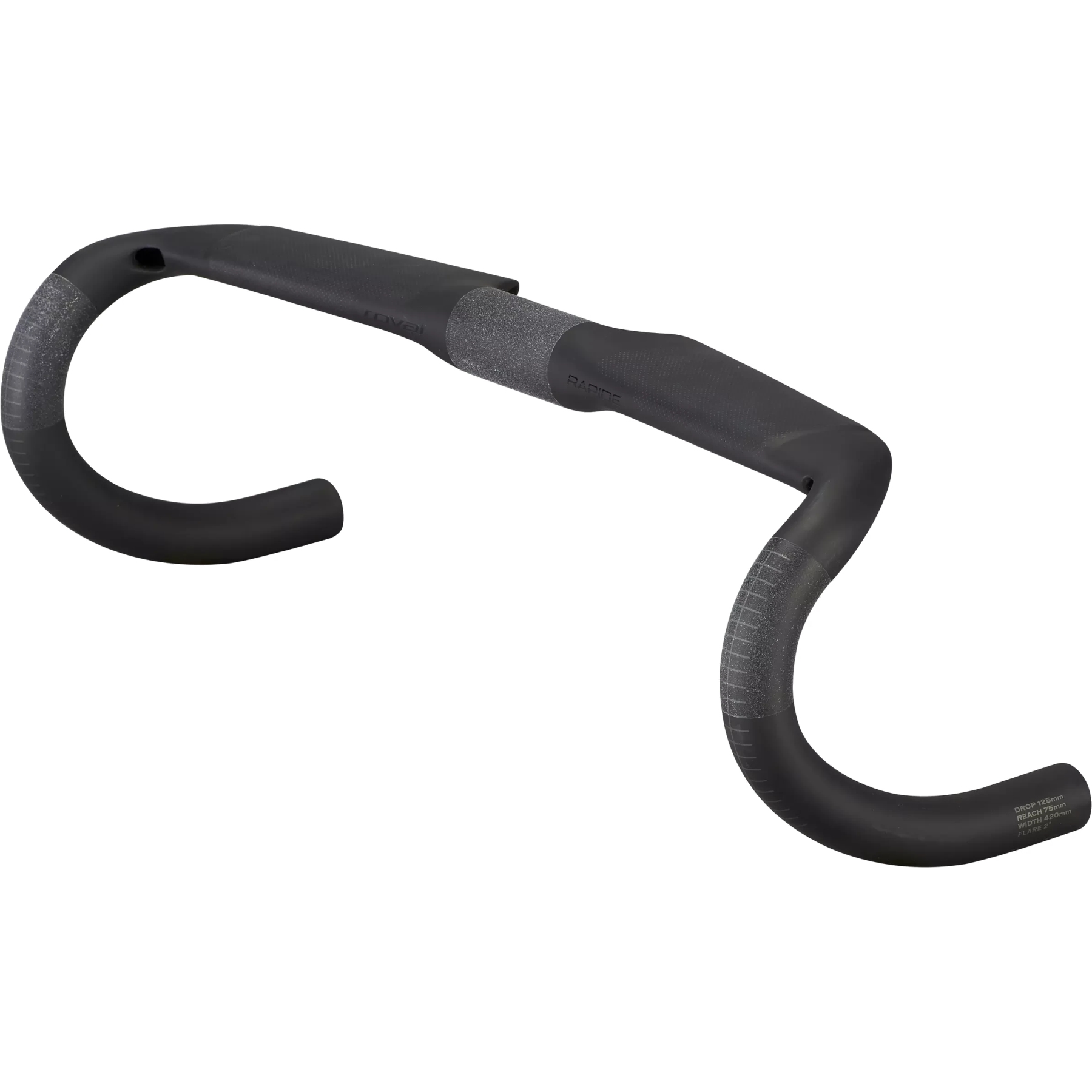 Picture of Specialized Roval Rapide Road Handlebar 31.8 - Black/Charcoal