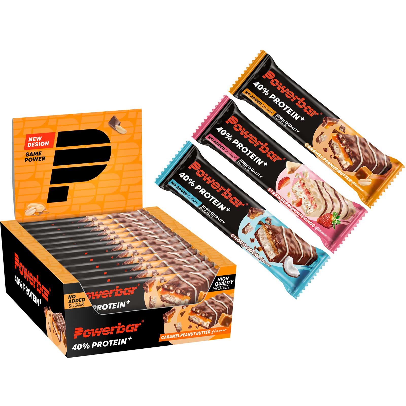 Produktbild von Powerbar 40% Protein+ Crisp - Eiweißriegel - 12x40g