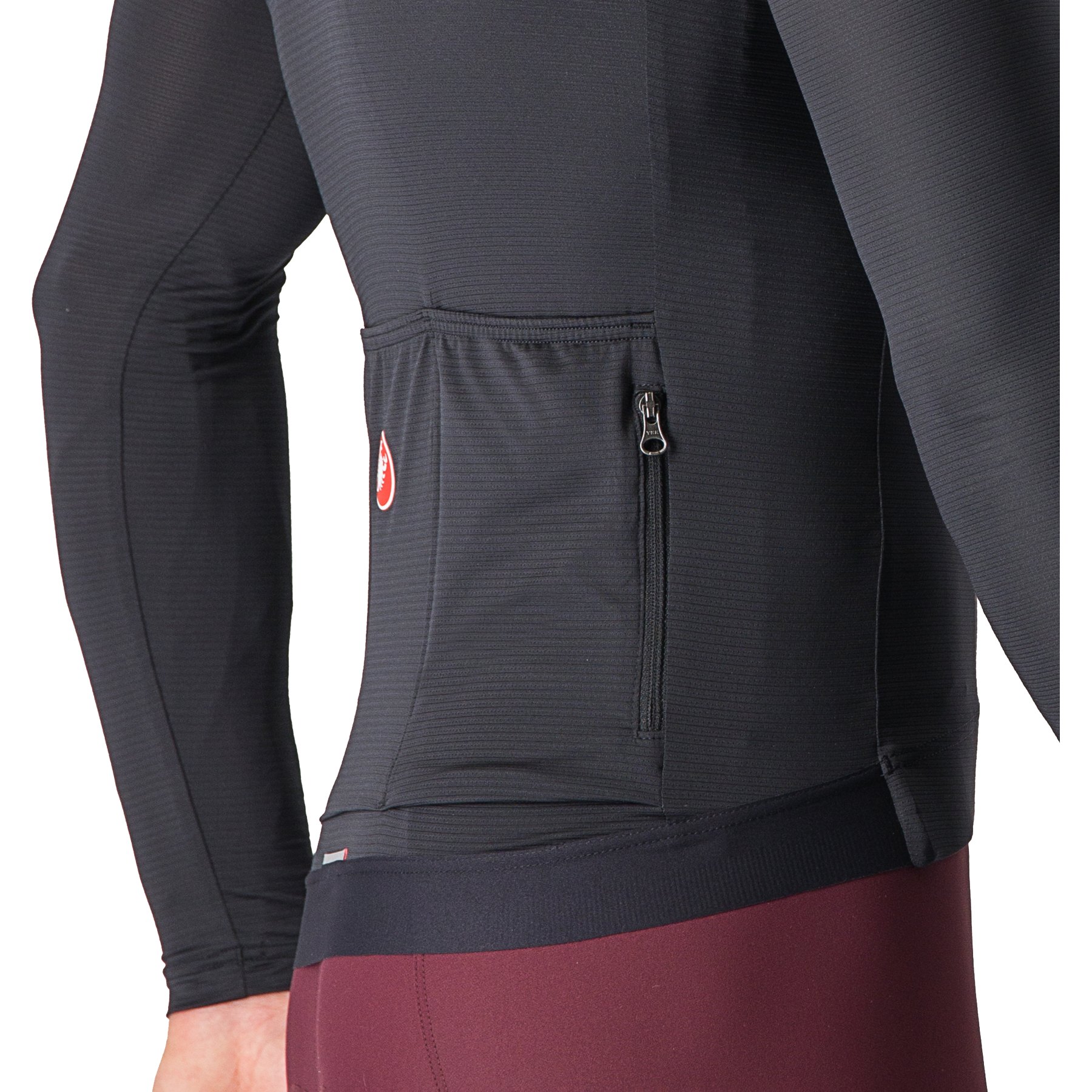 Castelli Espresso Long Sleeve Jersey Men - light black/dark