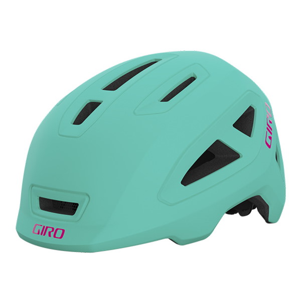 Picture of Giro Scamp II Helmet Kids - matte screaming teal/bright pink