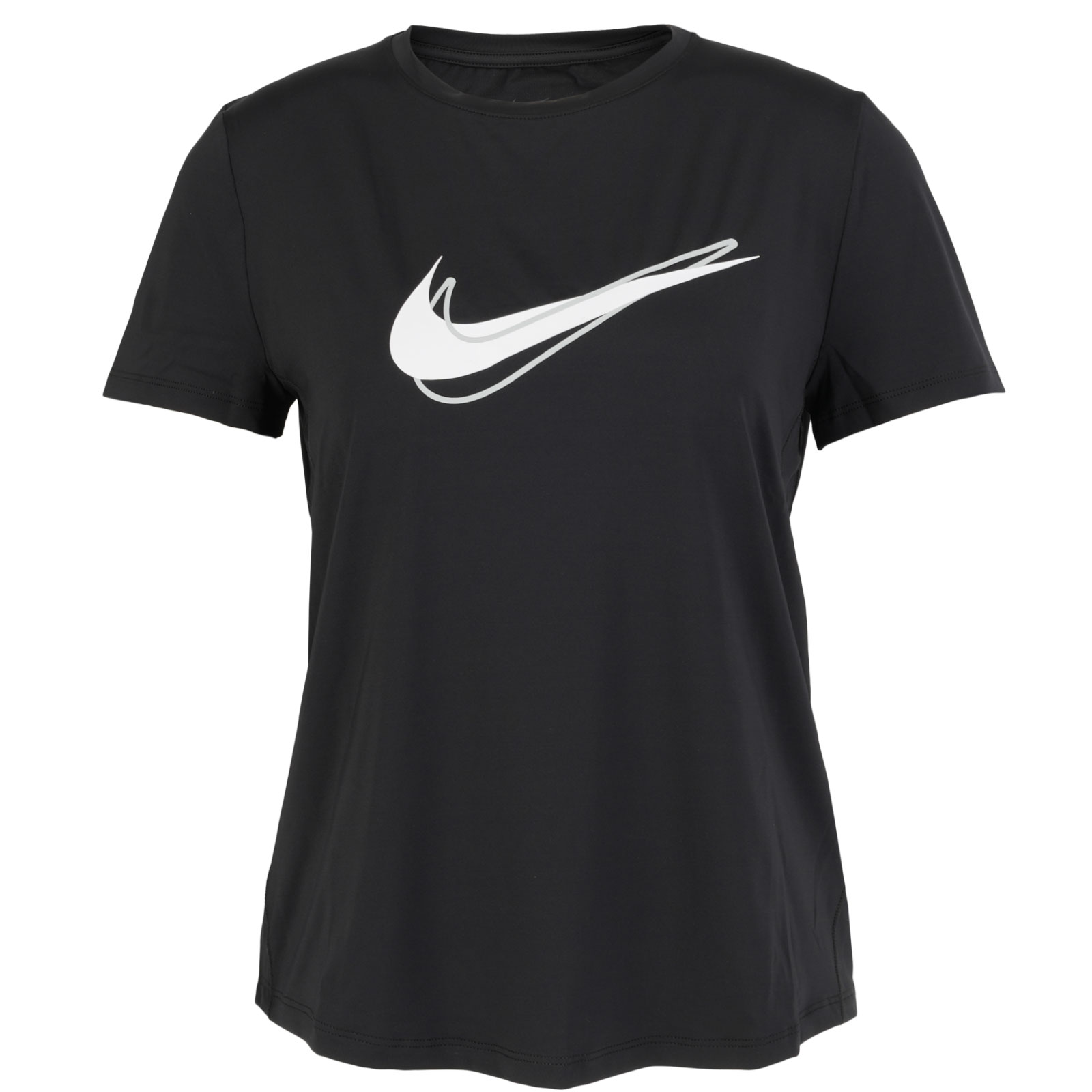 Maglietta Donna Tip Top - Colore Nero, Stampa Bianca, Girocollo Club, Taglia XL