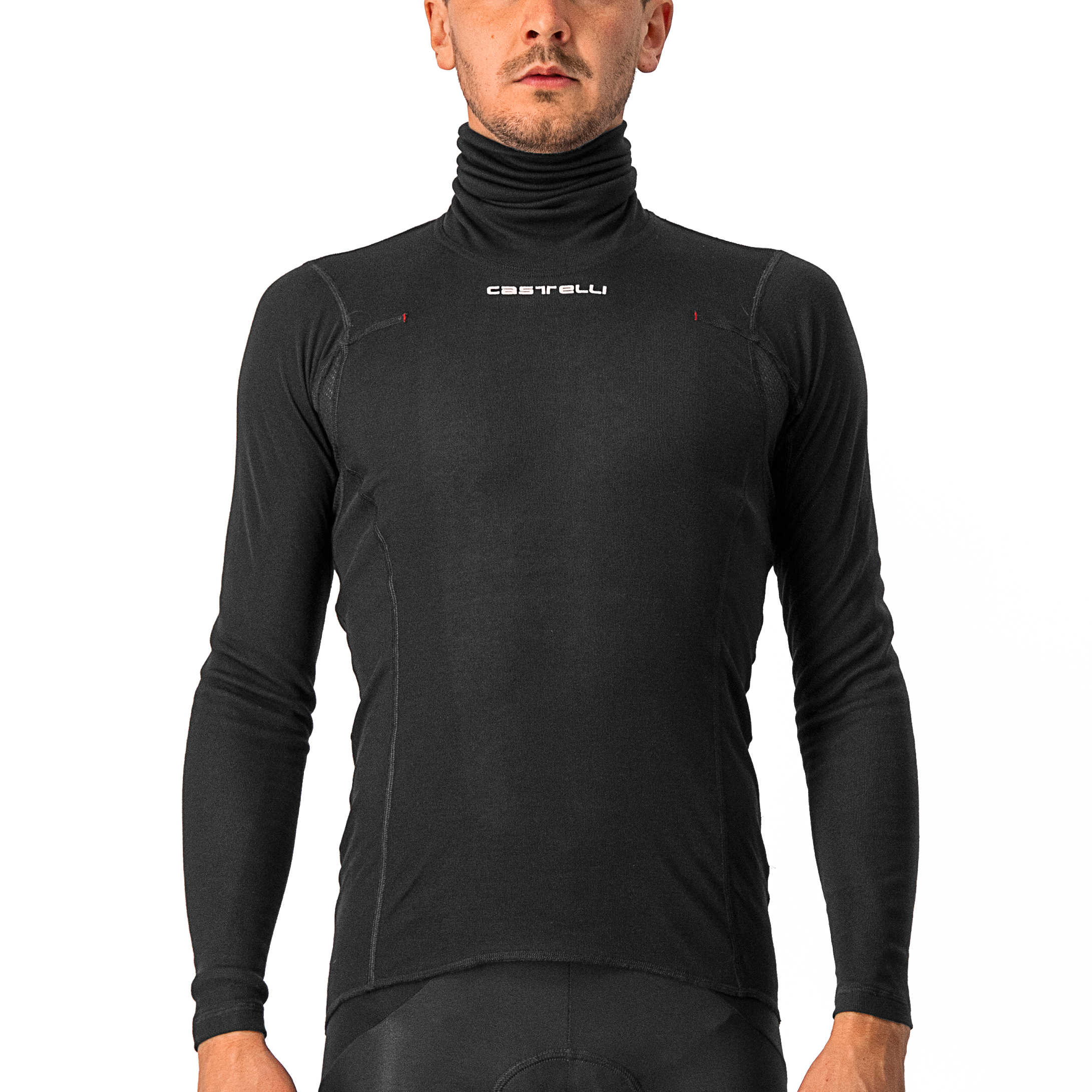 Picture of Castelli Flanders Warm Neck Warmer Long Sleeve Undershirt Men - black 010