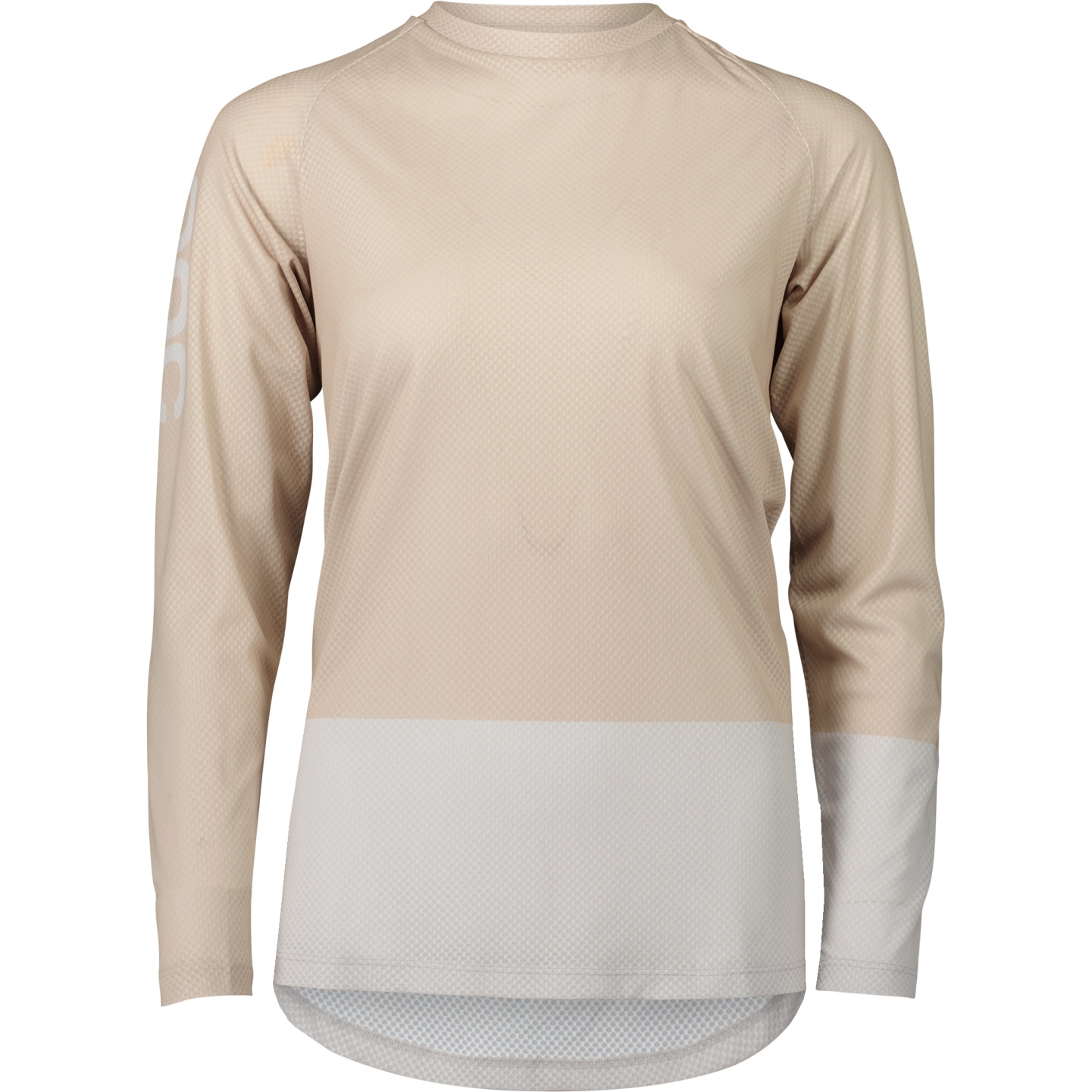 Productfoto van POC MTB Pure Fietsshirt met Lange Mouwen Dames - 8629 Lt Sandstone Beige/Granite Grey