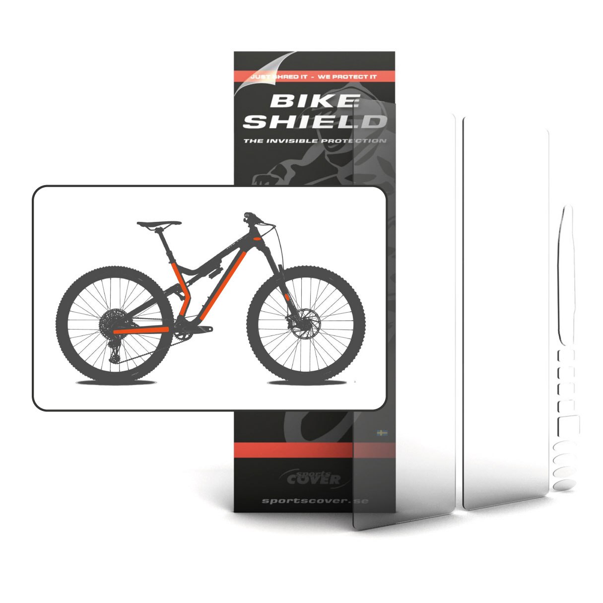 Produktbild von BikeShield Fullpack Regular Rahmenschutzfolie - 10-teilig - standard