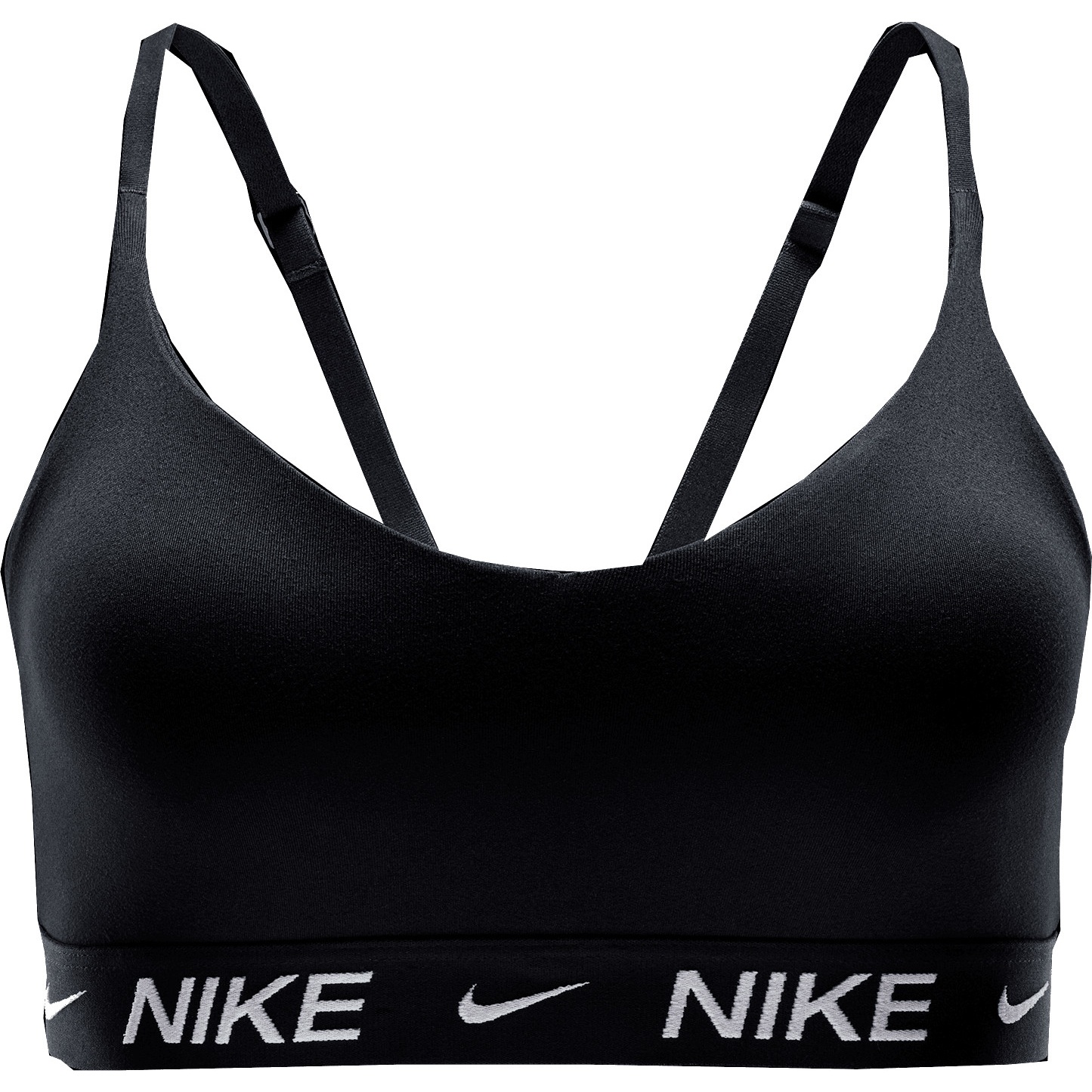 Produktbild von Nike Indy Sport-BH mit leichtem Halt Damen - black/black/white FD1062-011