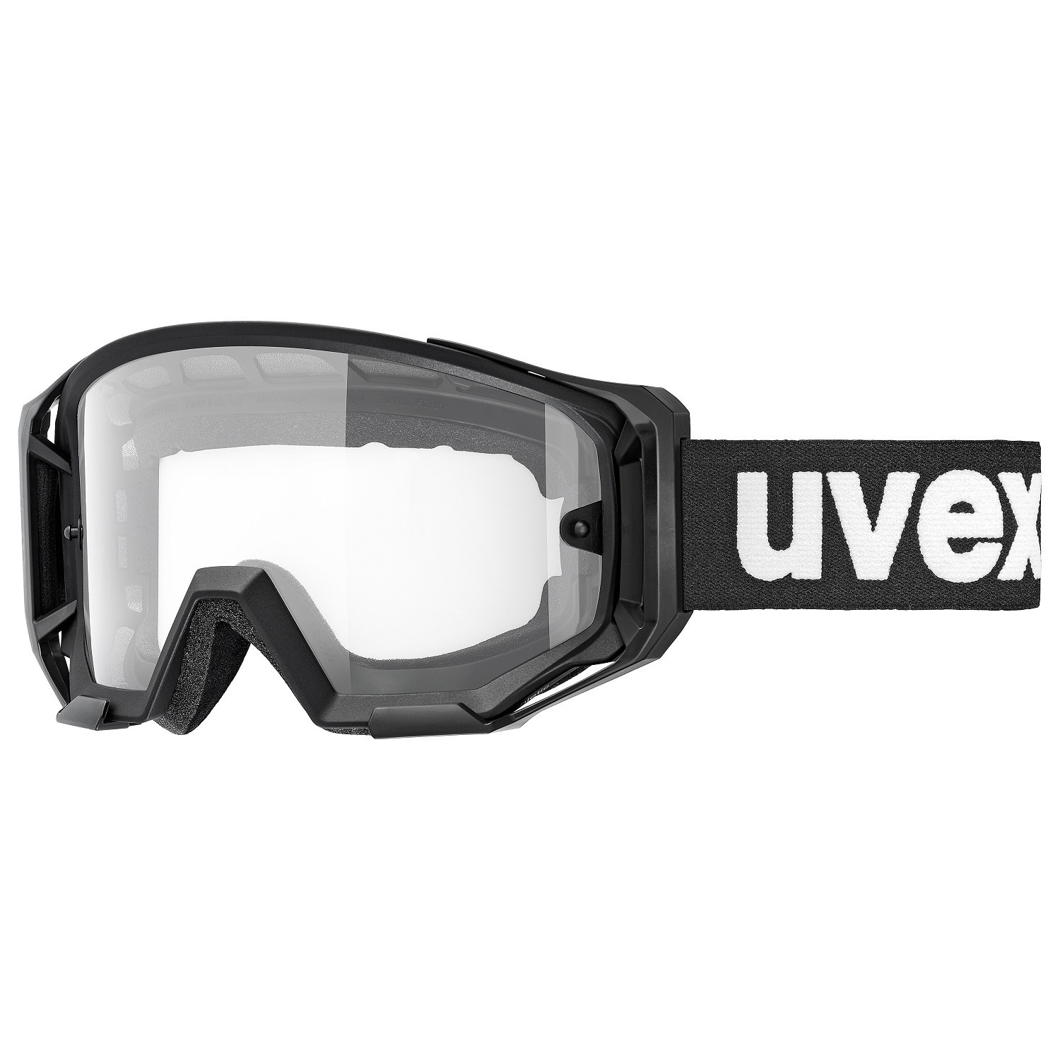Produktbild von Uvex Athletic Bike Goggle - black - clear/clear